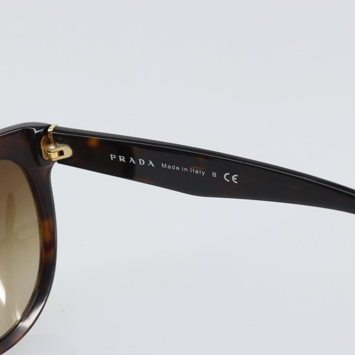 PRADA Sunglasses plastic Brown Auth bs33301