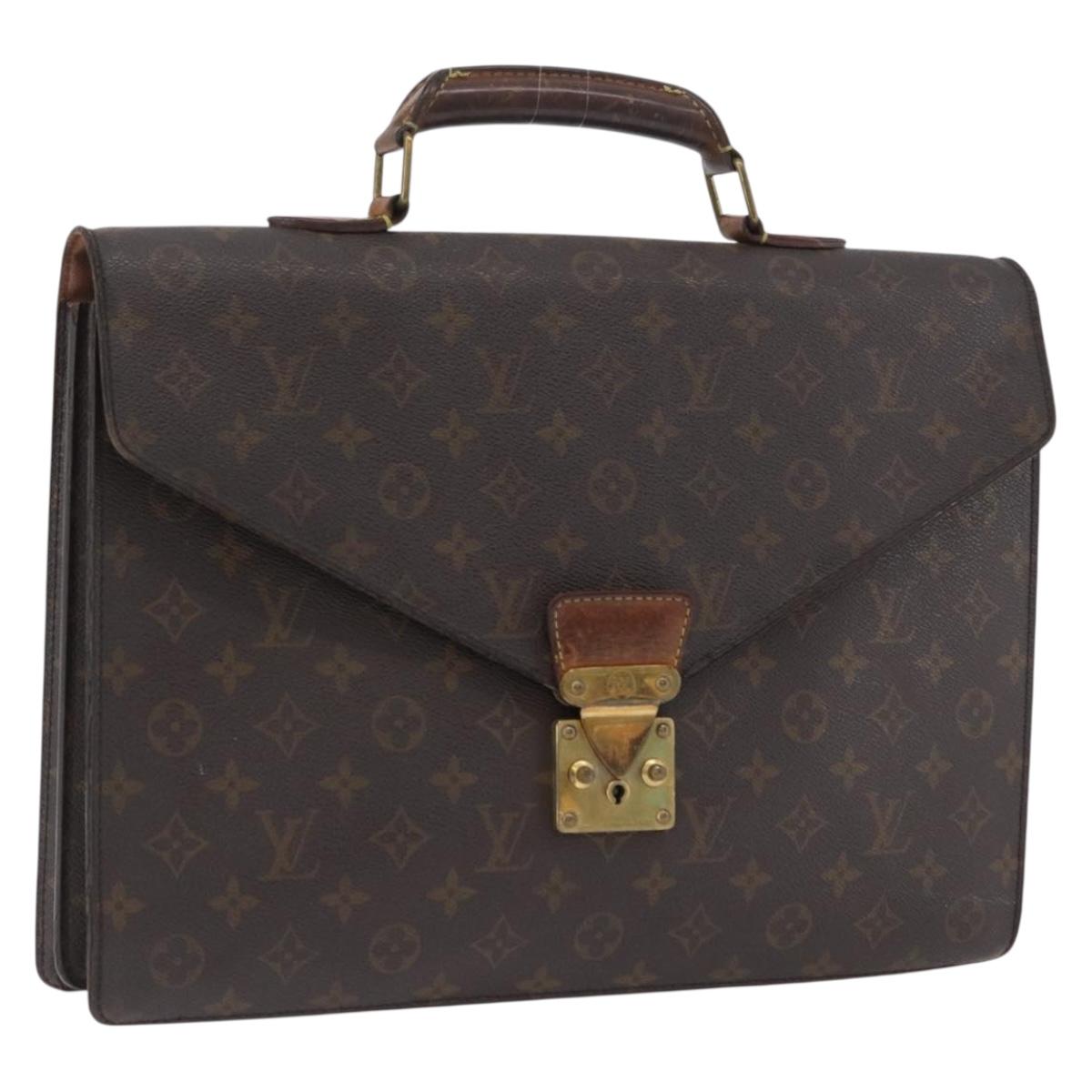 LOUIS VUITTON Monogram Serviette Conseiller Briefcase M53331 LV Auth bs33308