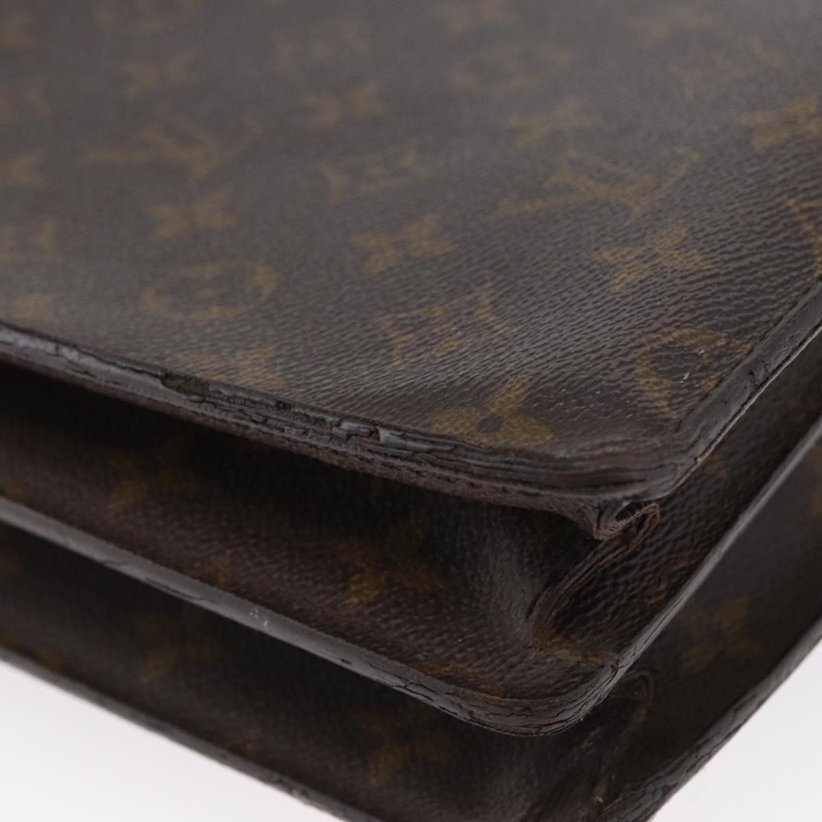 LOUIS VUITTON Monogram Serviette Conseiller Briefcase M53331 LV Auth bs33308