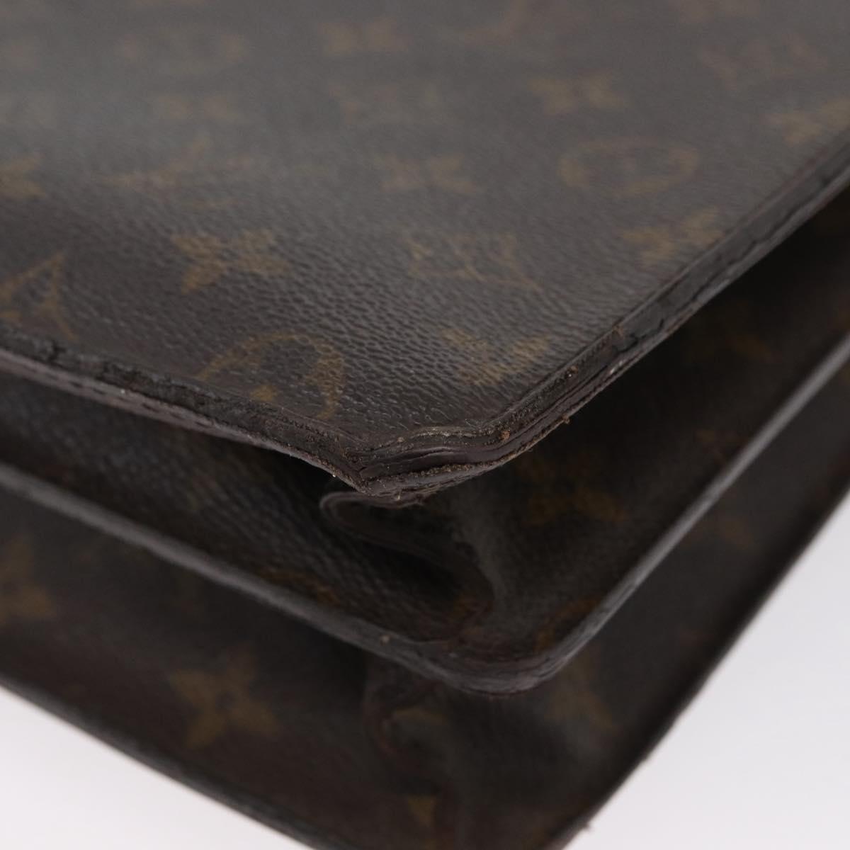 LOUIS VUITTON Monogram Serviette Conseiller Briefcase M53331 LV Auth bs33308