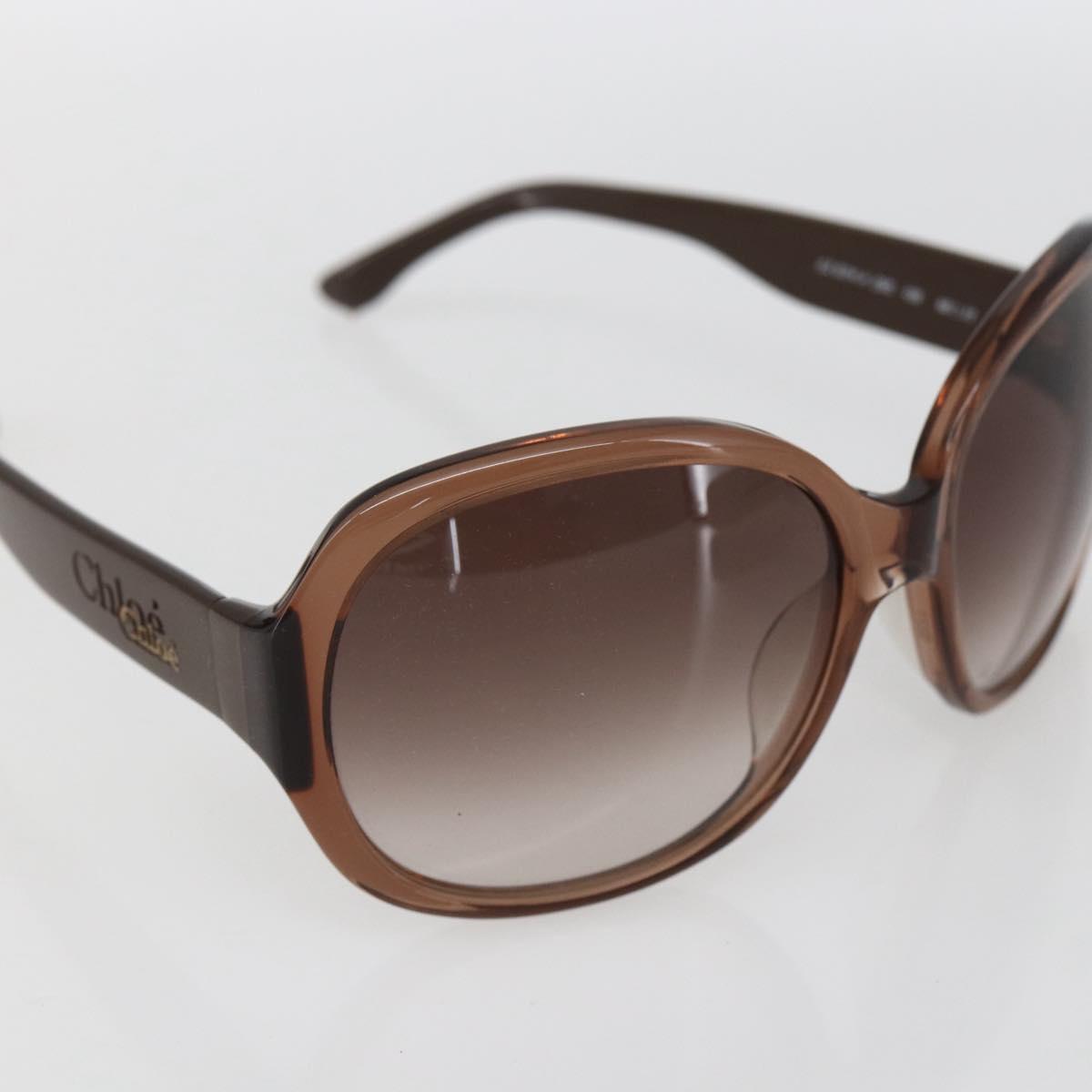 Chloe Sunglasses plastic Brown Auth bs33314