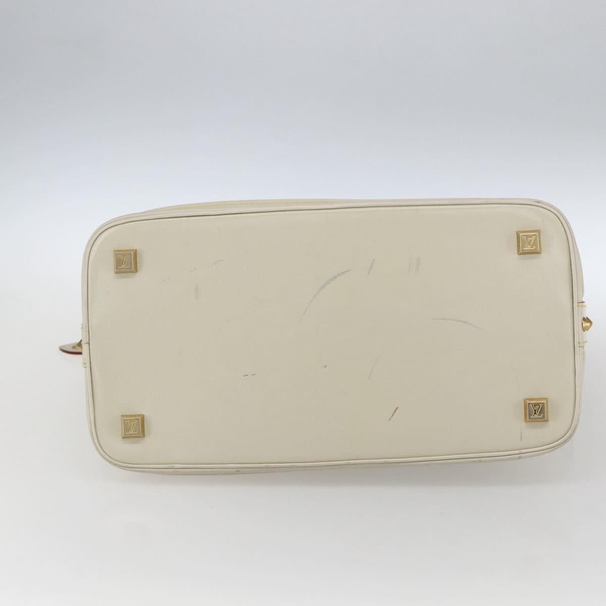 LOUIS VUITTON Suhari Rock It PM Hand Bag White M91887 LV Auth bs33327A