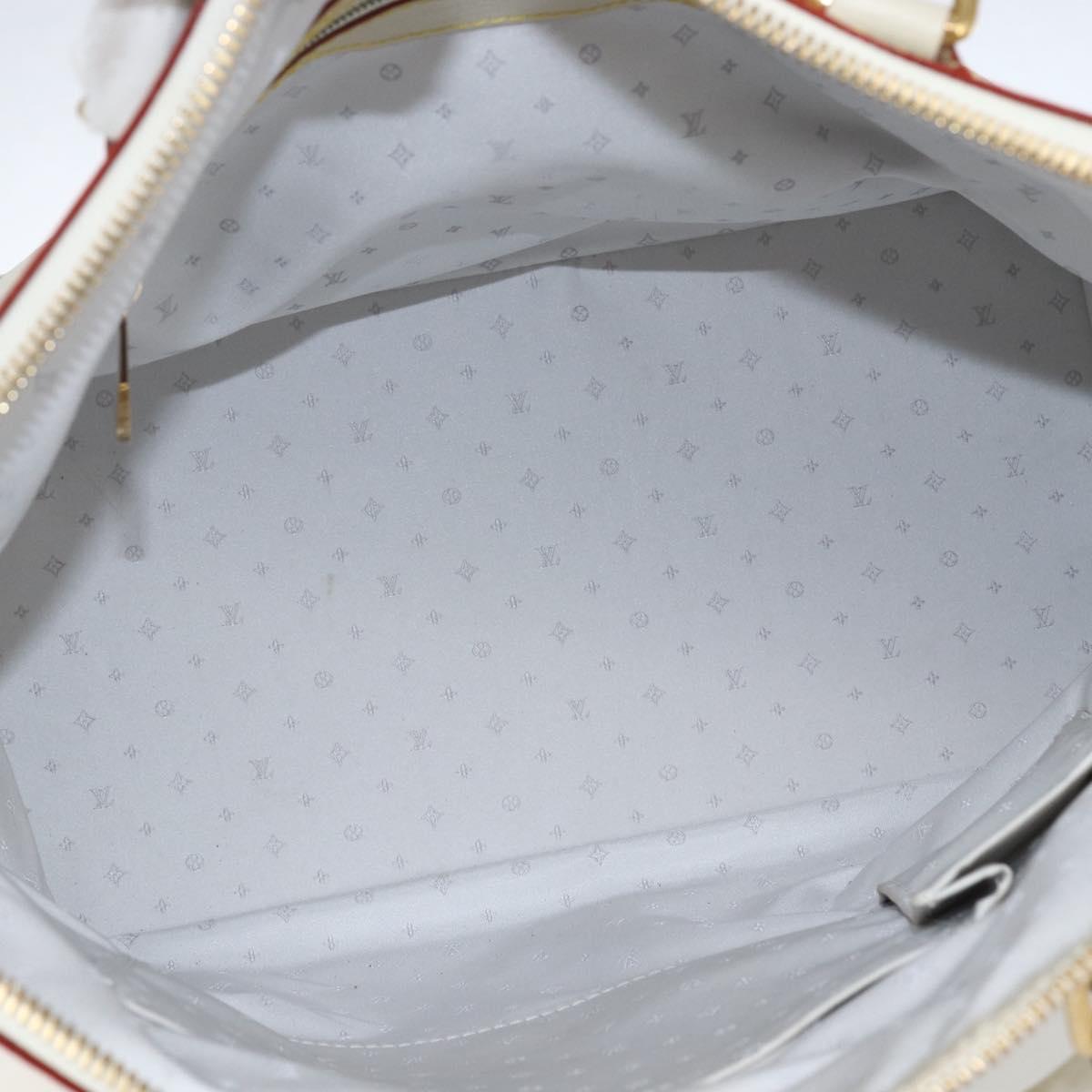 LOUIS VUITTON Suhari Rock It PM Hand Bag White M91887 LV Auth bs33327A