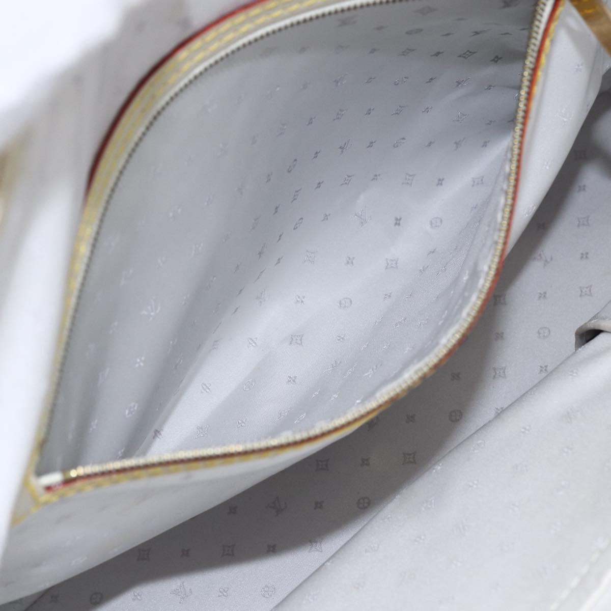 LOUIS VUITTON Suhari Rock It PM Hand Bag White M91887 LV Auth bs33327A