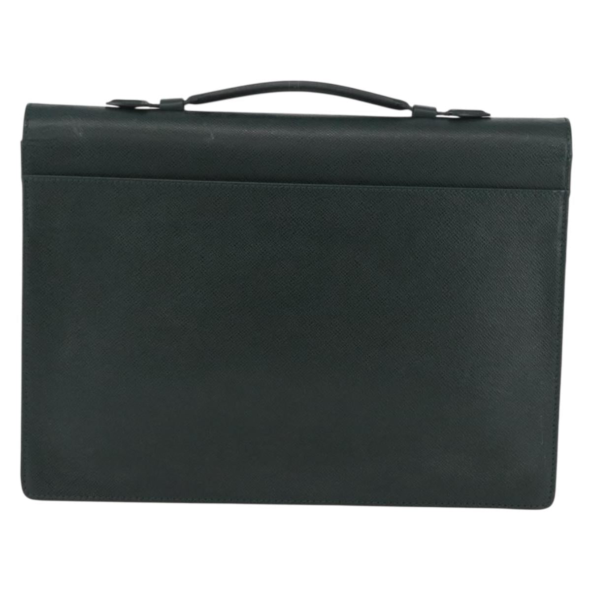 LOUIS VUITTON Taiga Serviette Kourad Business Bag Epicea T16786 LV Auth bs33330