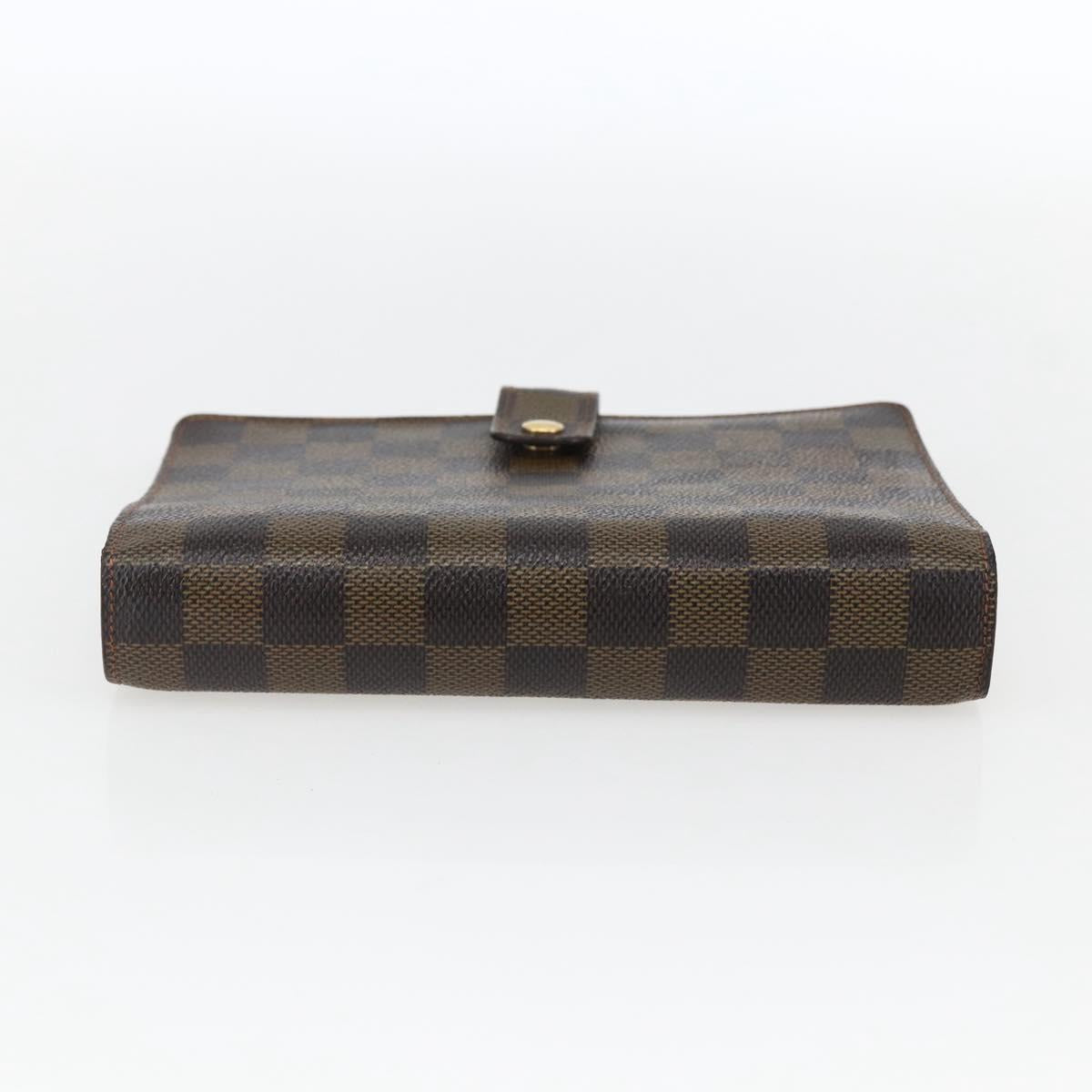 LOUIS VUITTON Damier Ebene Agenda MM Day Planner Cover R20240 LV Auth bs33333
