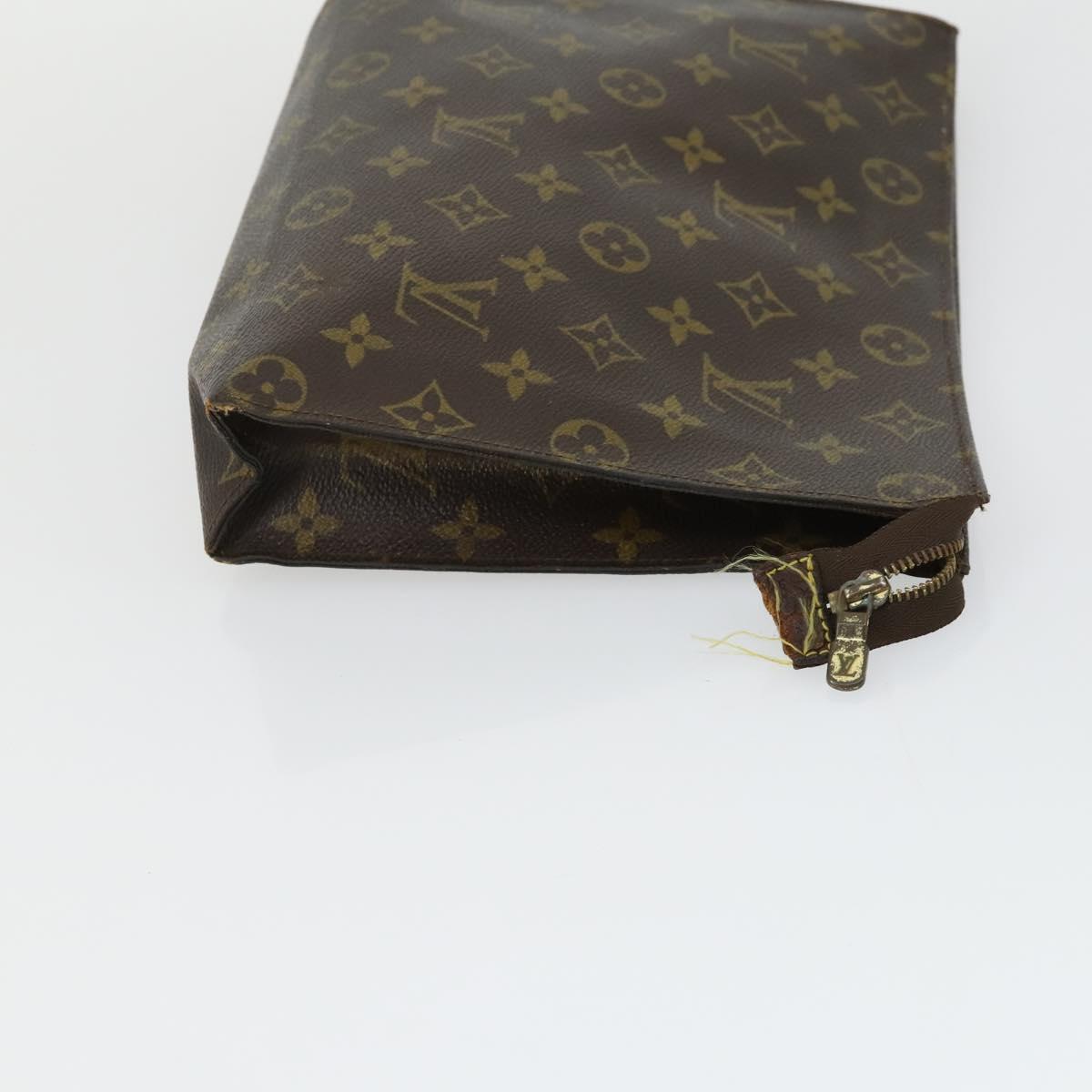 LOUIS VUITTON Monogram Clutch Bag 3 Set LV Auth bs33347