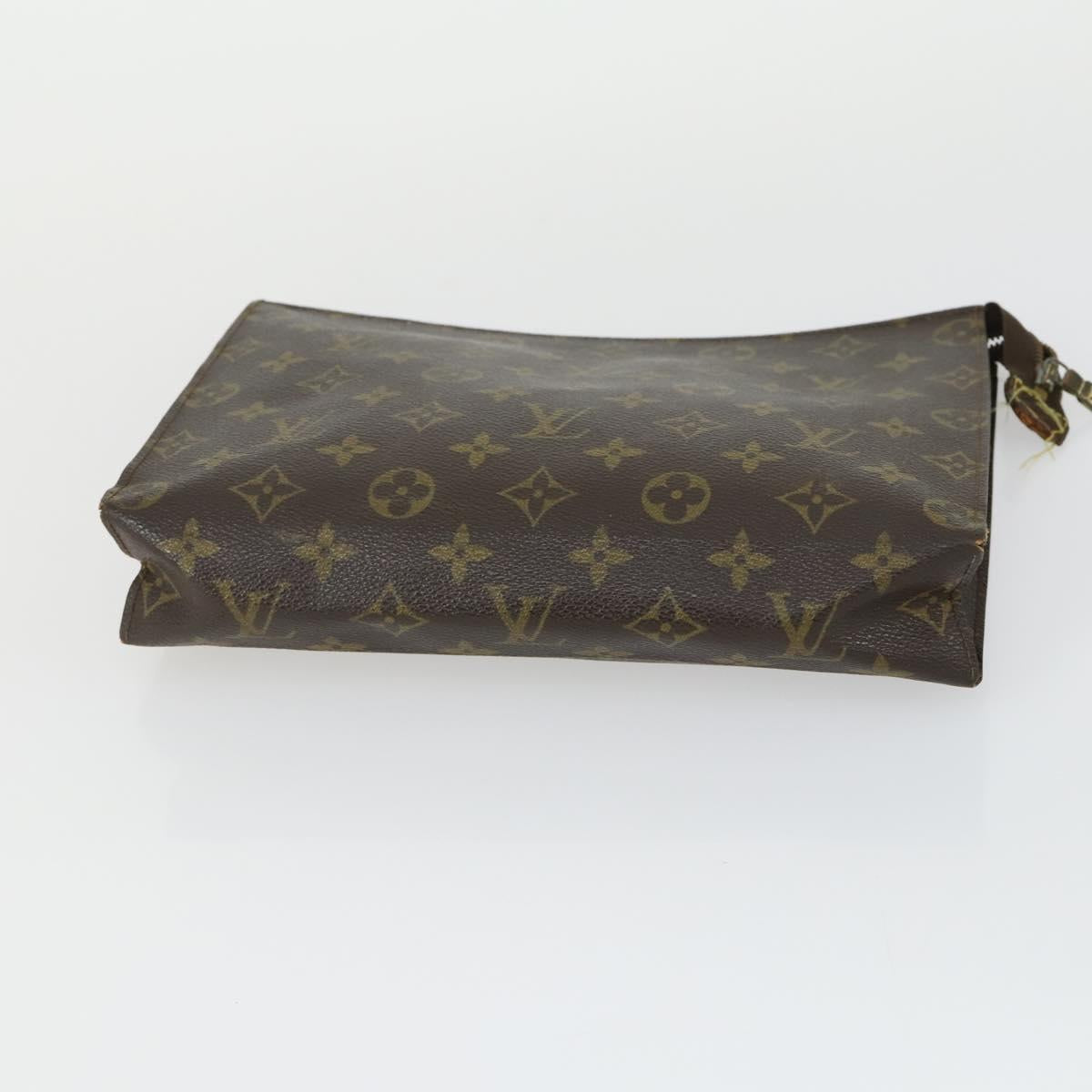 LOUIS VUITTON Monogram Clutch Bag 3 Set LV Auth bs33347