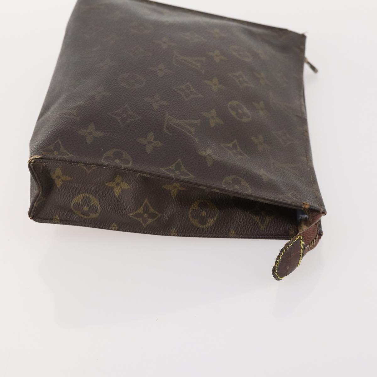 LOUIS VUITTON Monogram Clutch Bag 3 Set LV Auth bs33348