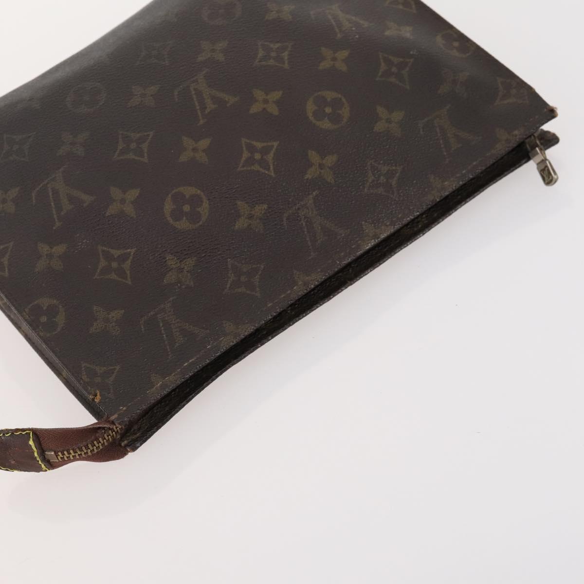 LOUIS VUITTON Monogram Clutch Bag 3 Set LV Auth bs33348