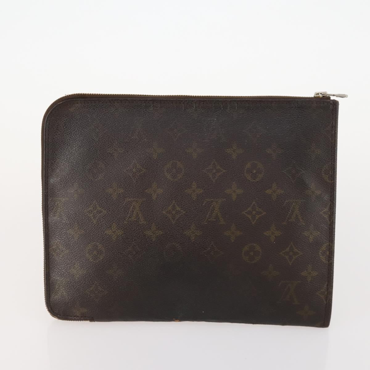 LOUIS VUITTON Monogram Clutch Bag 3 Set LV Auth bs33348