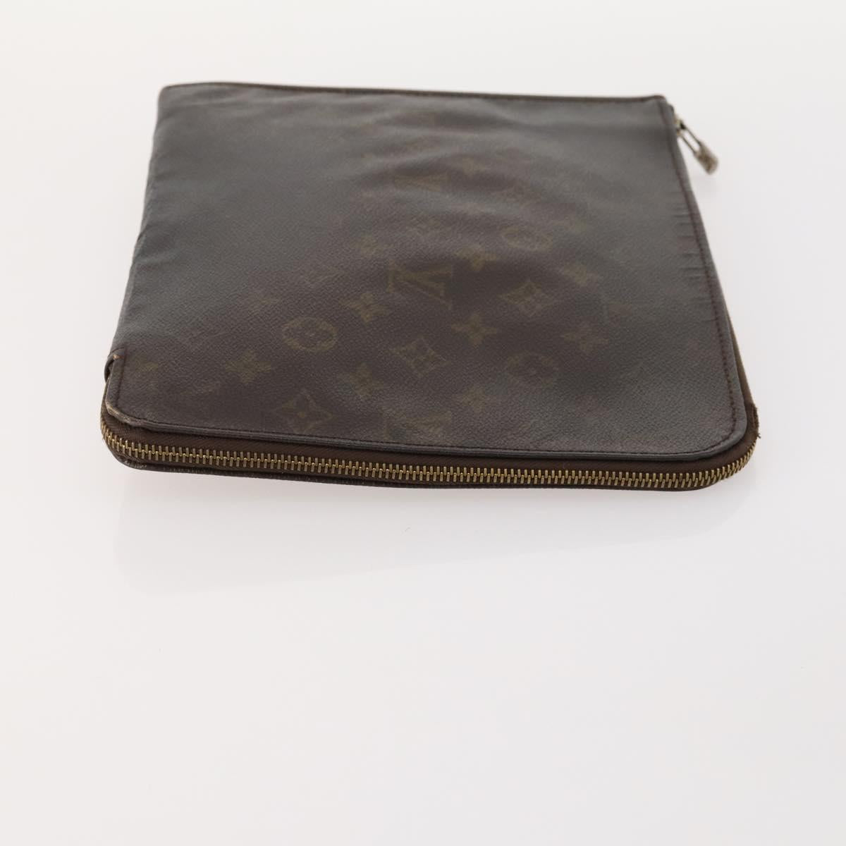 LOUIS VUITTON Monogram Clutch Bag 3 Set LV Auth bs33348