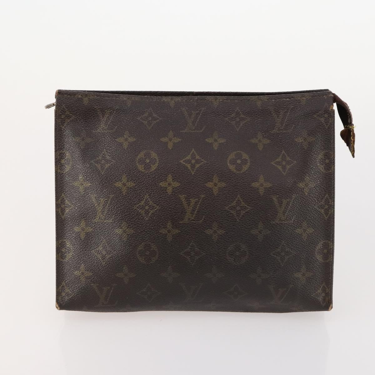 LOUIS VUITTON Monogram Clutch Bag 3 Set LV Auth bs33348