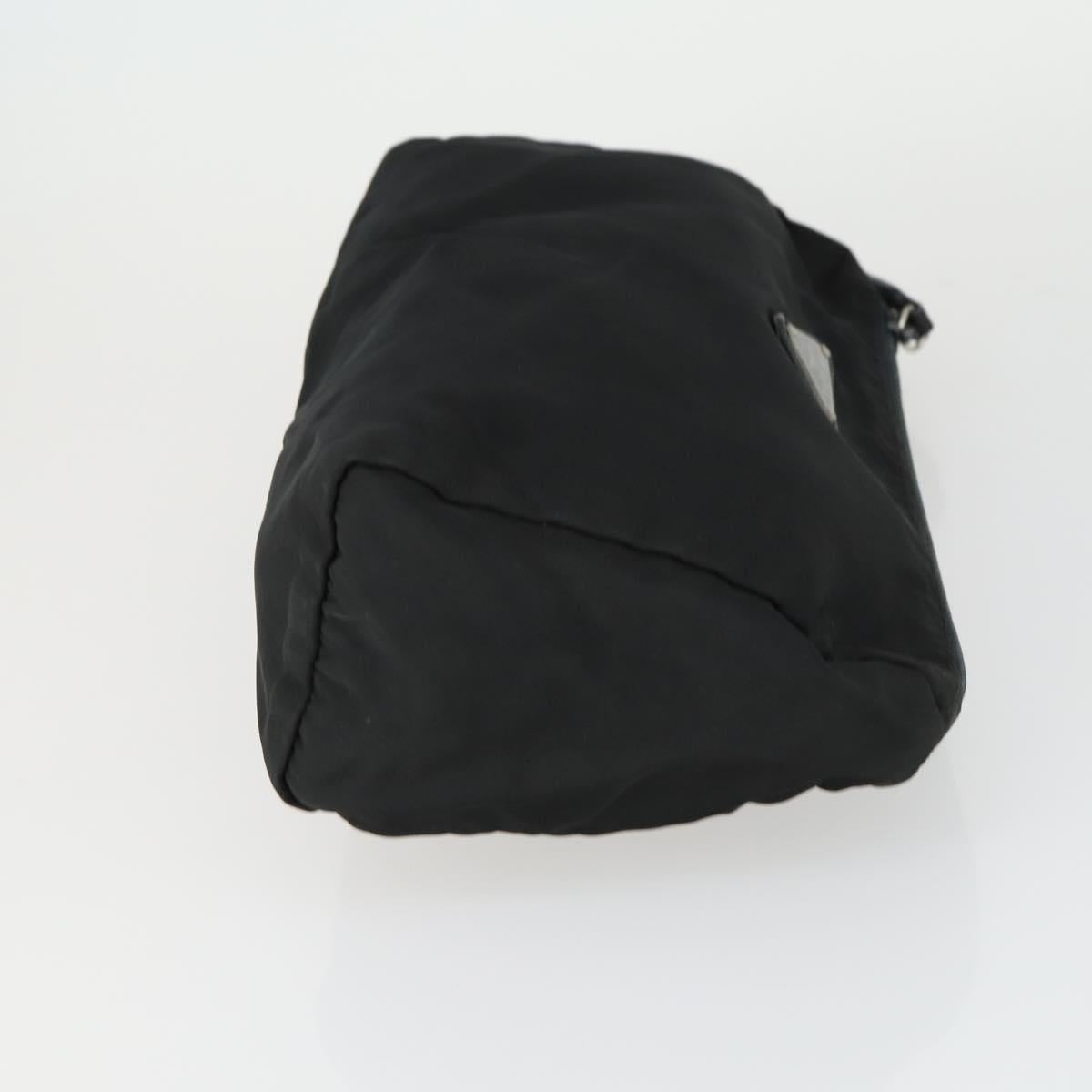 PRADA Pouch Nylon 2 Set Blue Black Auth bs33353
