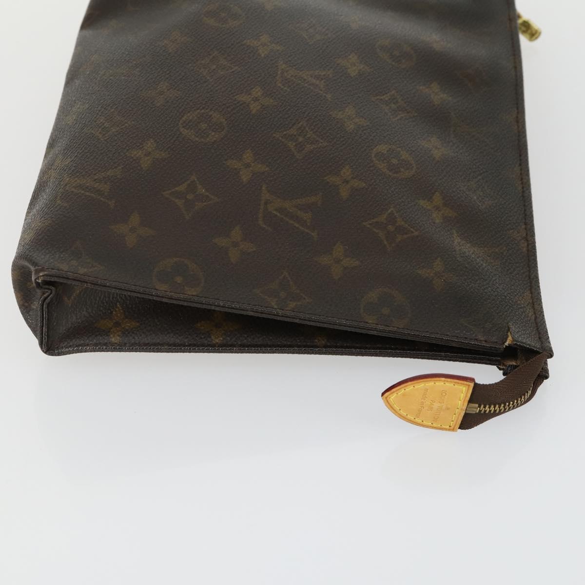 LOUIS VUITTON Monogram Clutch Bag 3 Set LV Auth bs33362