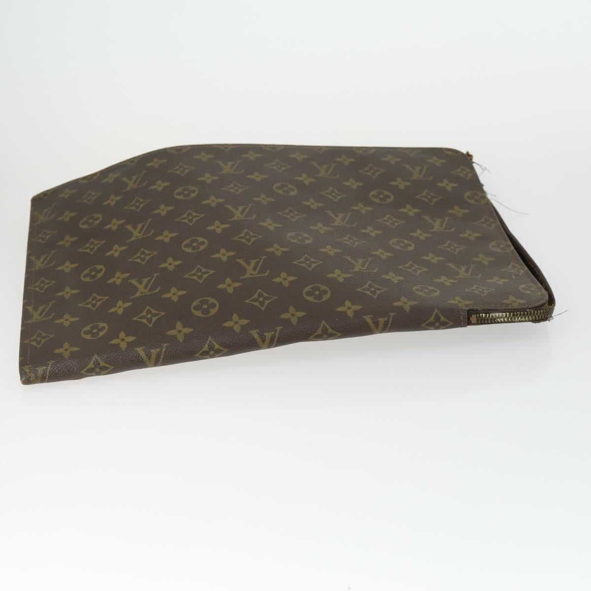 LOUIS VUITTON Monogram Clutch Bag 3 Set LV Auth bs33362
