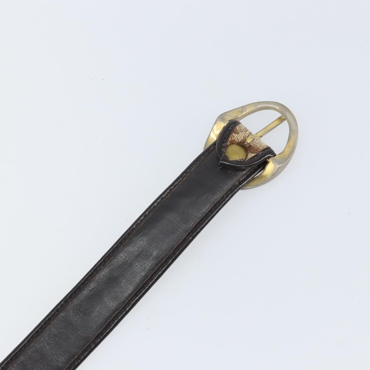 Christian Dior Trotter Canvas Belt 30.7"" Brown Auth bs33375