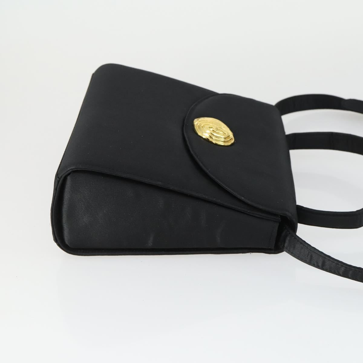 GIVENCHY Hand Bag Leather nylon 2 Set Black Auth bs33378