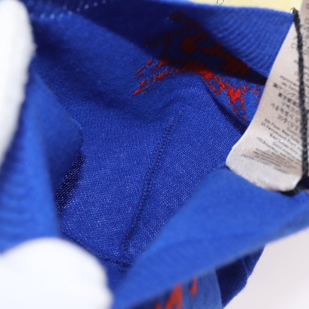 GUCCI GG Canvas knitted Fabrics Cap L Blue 748423 Auth bs33380