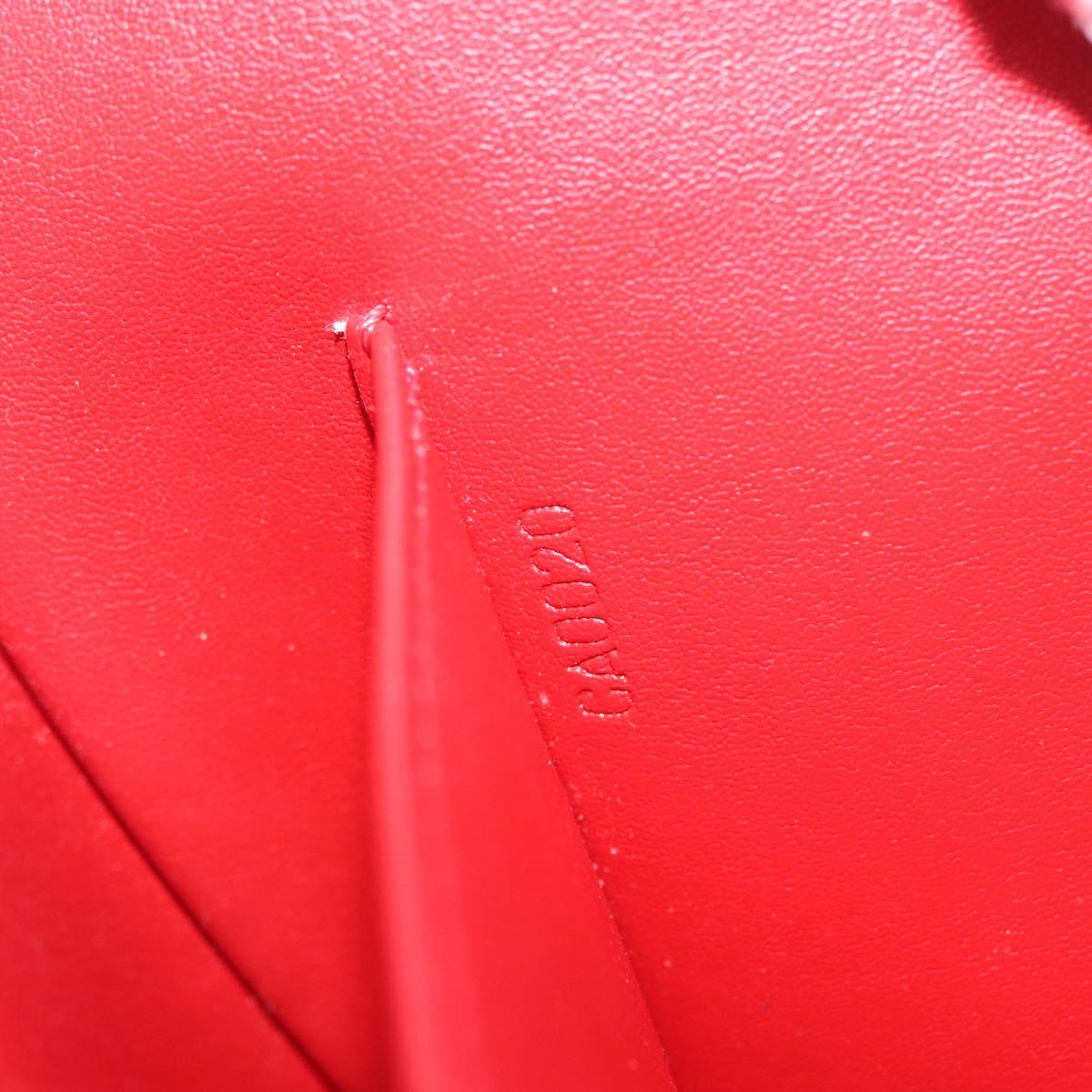 LOUIS VUITTON Monogram Vernis Thompson Street Bag Red M91094 LV Auth bs33383
