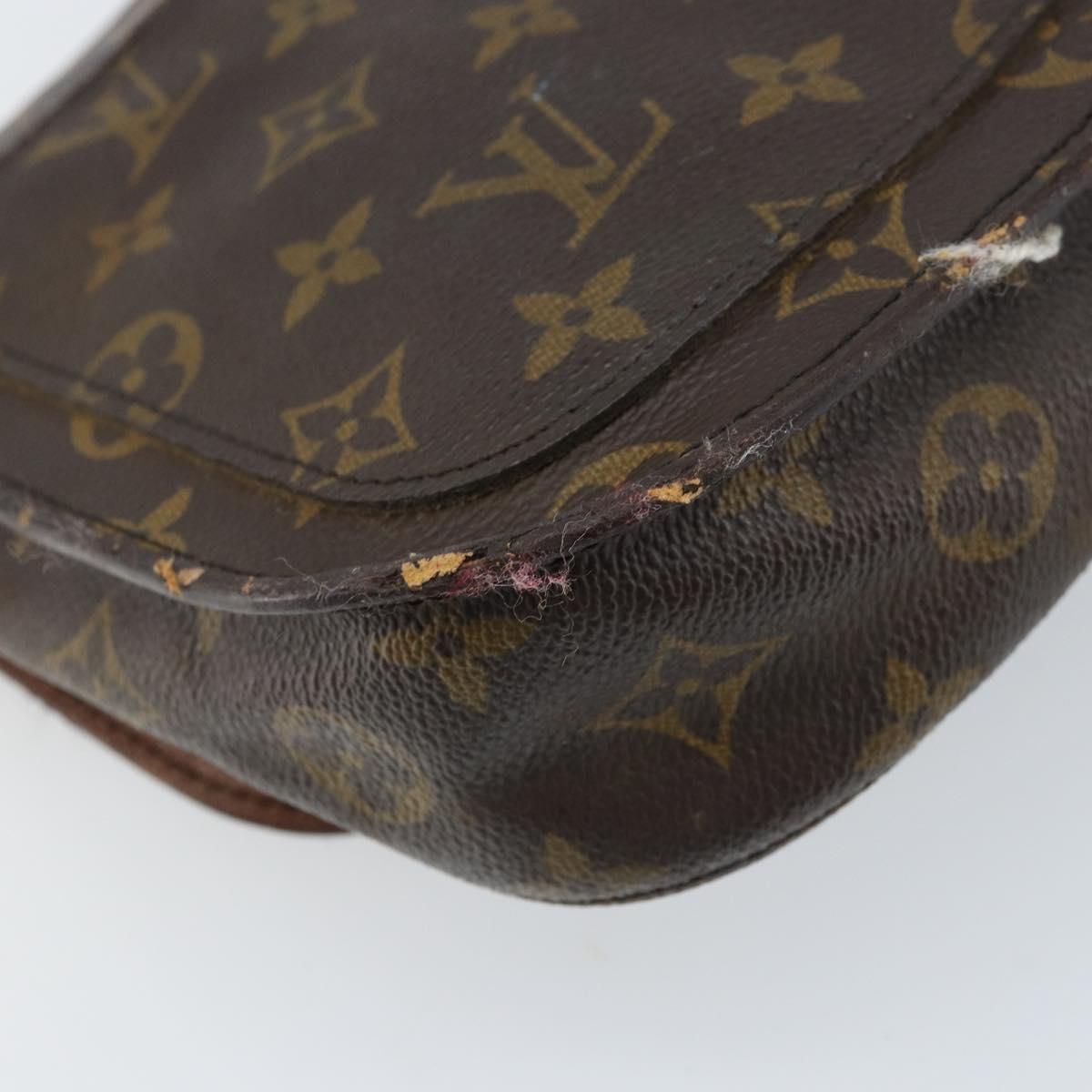 LOUIS VUITTON Monogram Saint Cloud MM Shoulder Bag M51243 LV Auth bs33384