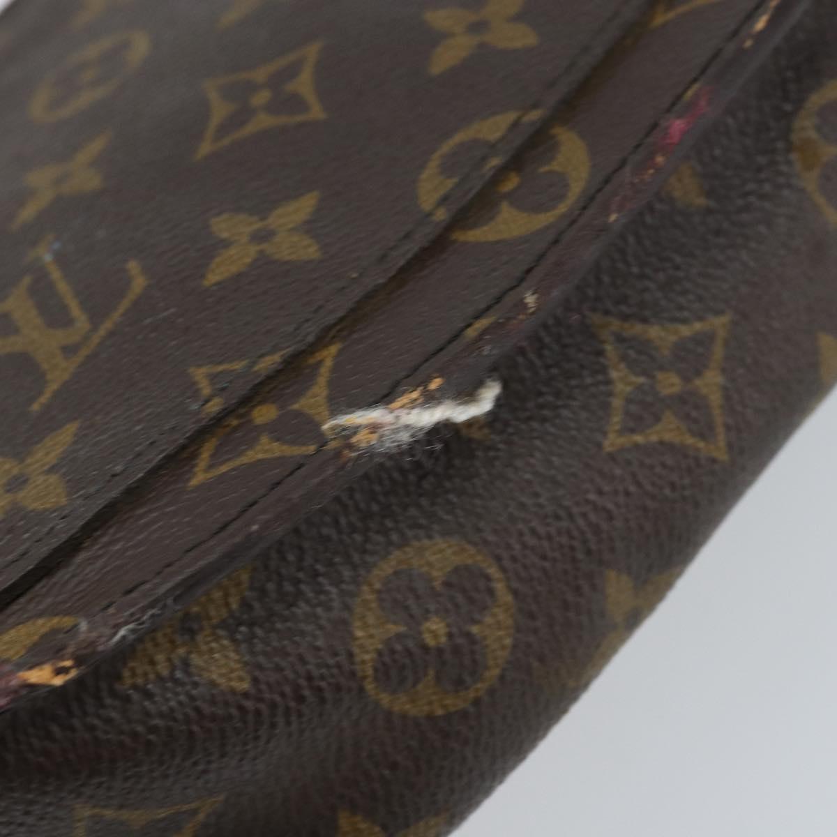 LOUIS VUITTON Monogram Saint Cloud MM Shoulder Bag M51243 LV Auth bs33384