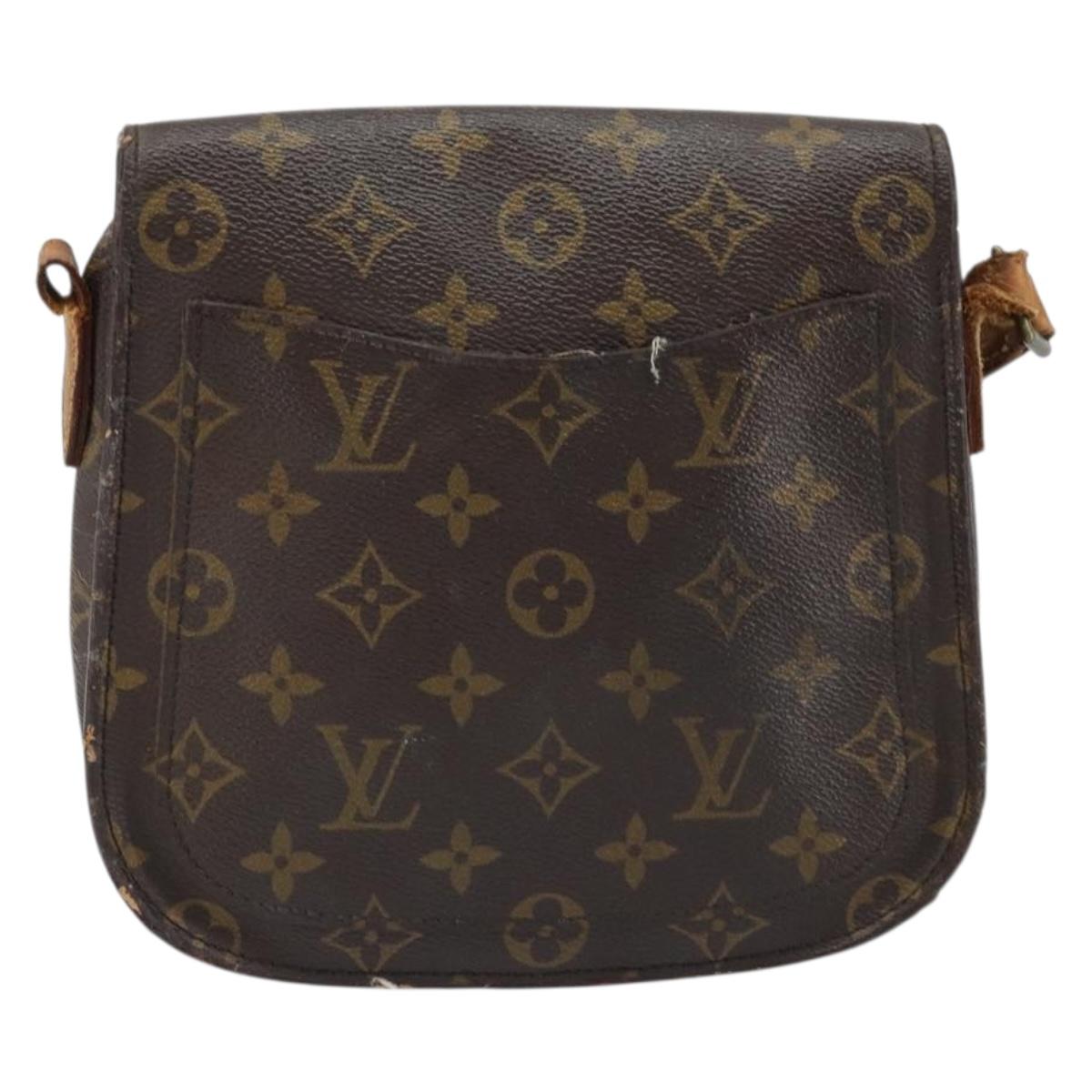 LOUIS VUITTON Monogram Saint Cloud MM Shoulder Bag M51243 LV Auth bs33384