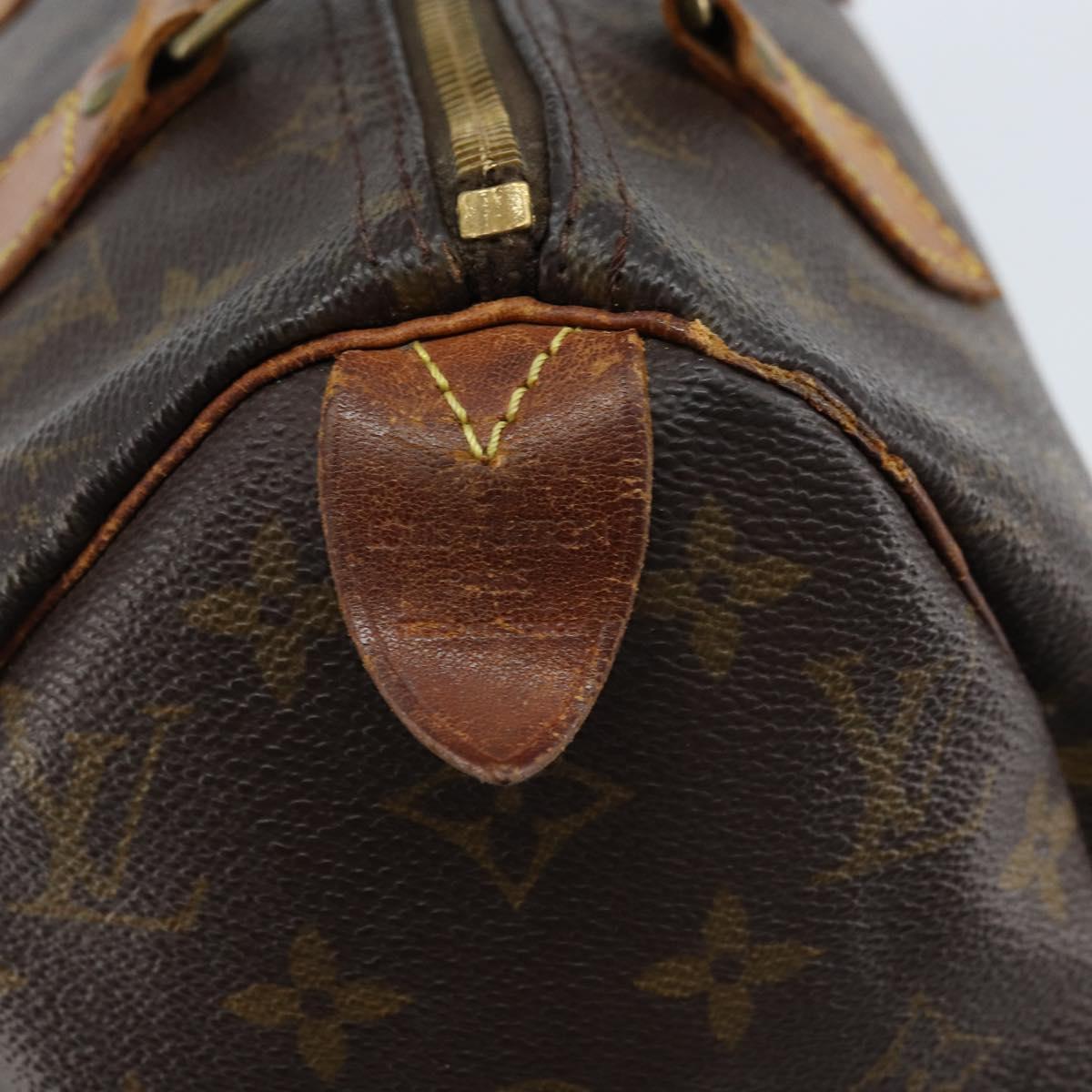 LOUIS VUITTON Monogram Speedy 25 Hand Bag M41528 LV Auth bs33390