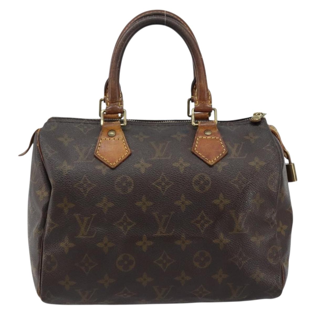 LOUIS VUITTON Monogram Speedy 25 Hand Bag M41528 LV Auth bs33390