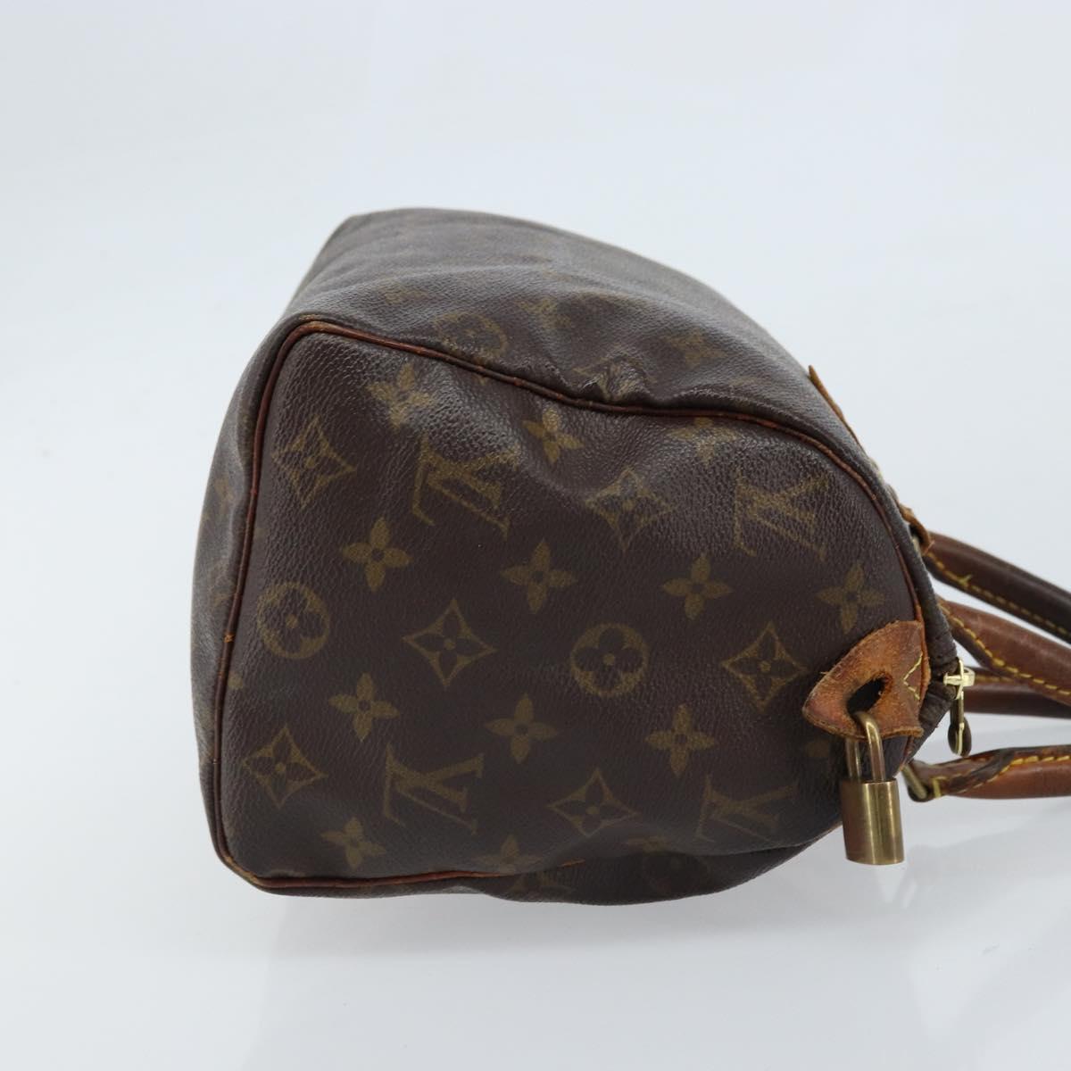LOUIS VUITTON Monogram Speedy 25 Hand Bag M41528 LV Auth bs33390