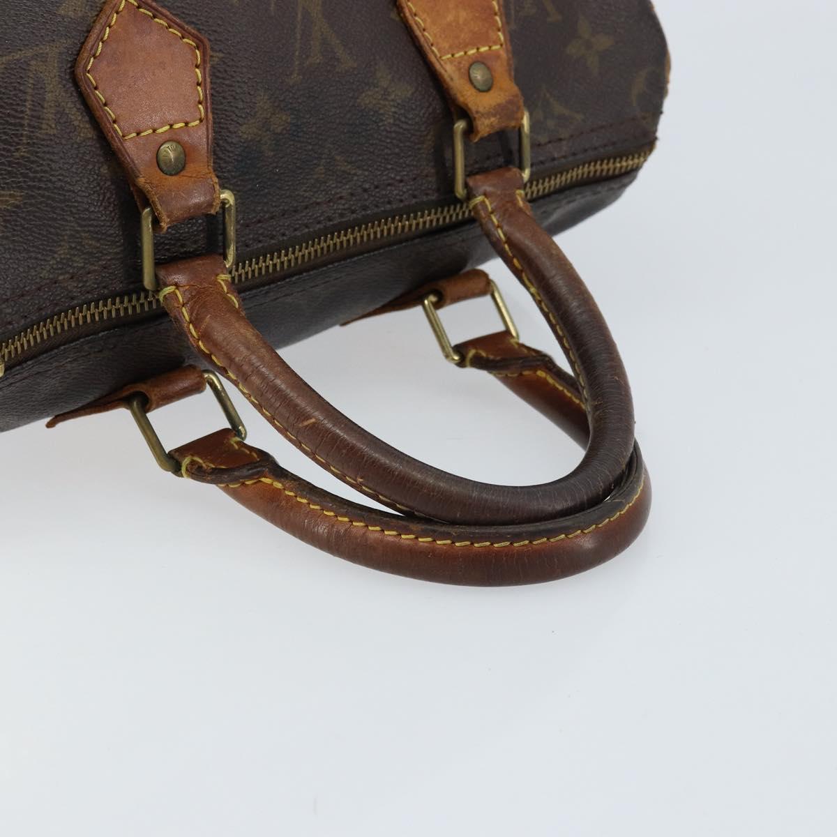 LOUIS VUITTON Monogram Speedy 25 Hand Bag M41528 LV Auth bs33390