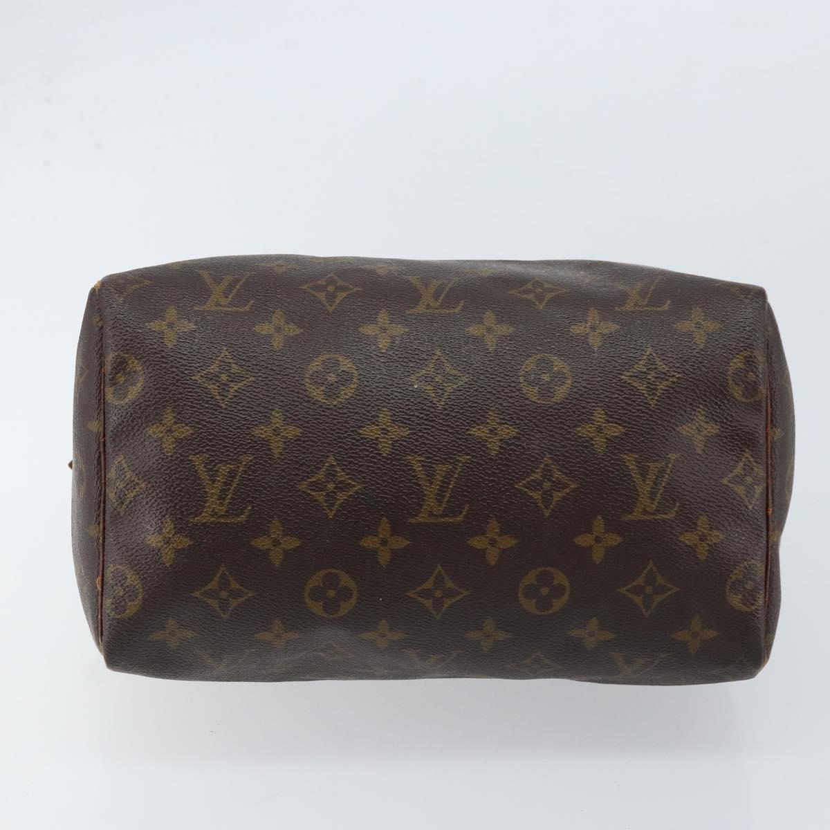 LOUIS VUITTON Monogram Speedy 25 Hand Bag M41528 LV Auth bs33390