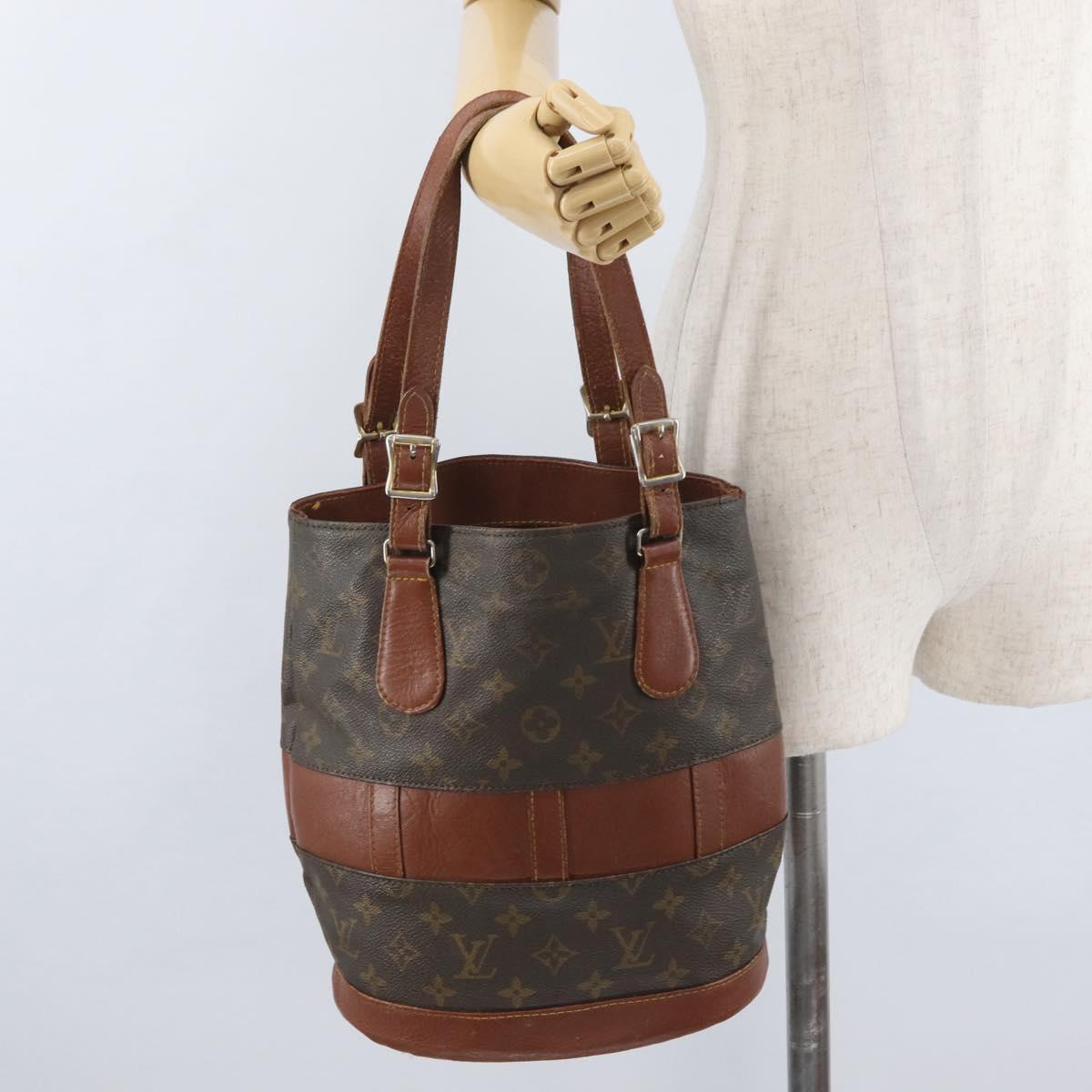 LOUIS VUITTON Monogram Bucket PM Shoulder Bag USA limited M42238 LV Auth bs33393