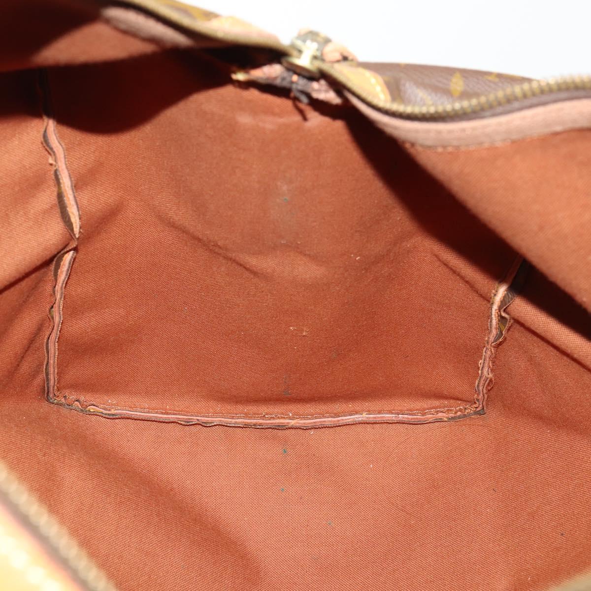 LOUIS VUITTON Monogram Sac Souple 45 Boston Bag M41624 LV Auth bs33408