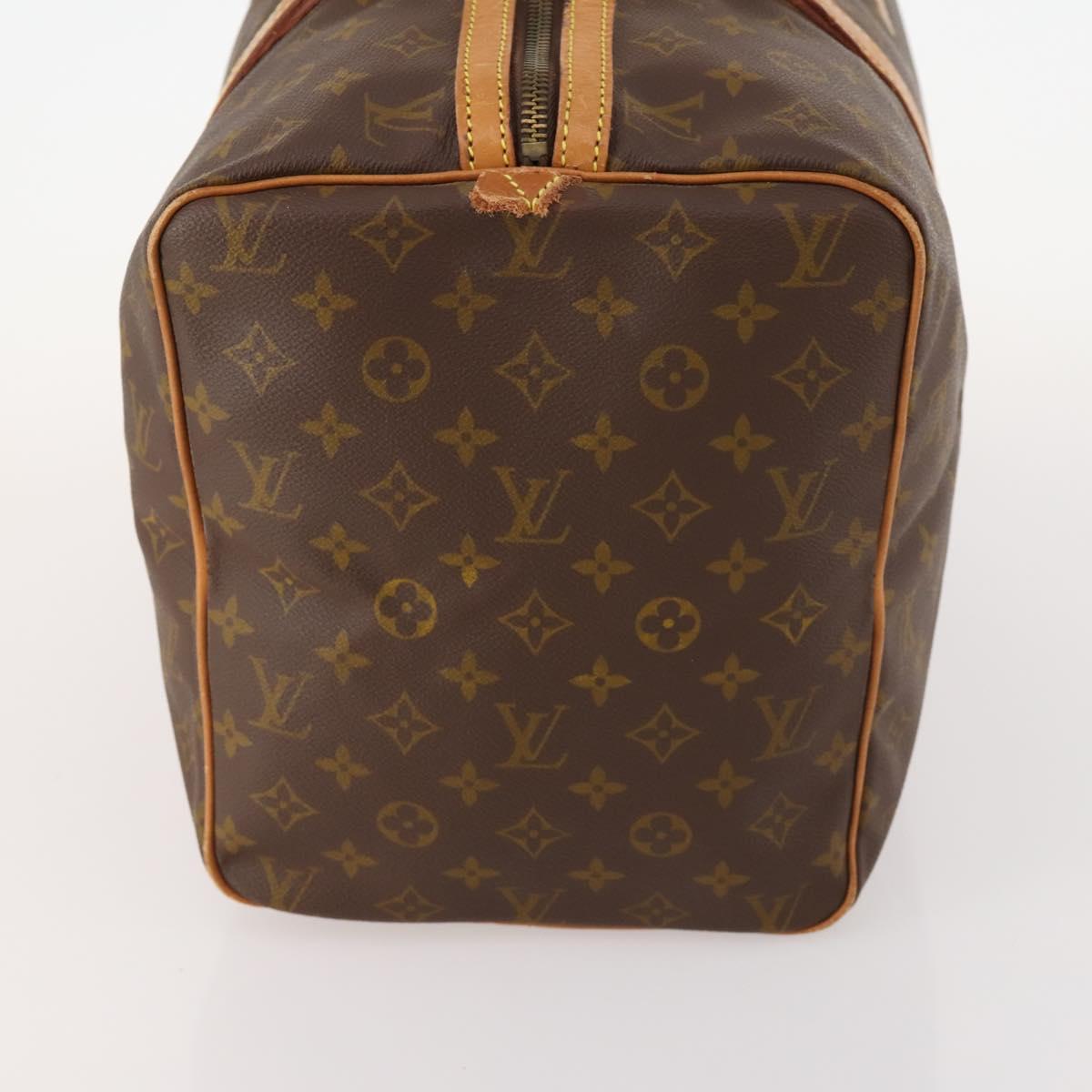 LOUIS VUITTON Monogram Sac Souple 45 Boston Bag M41624 LV Auth bs33408