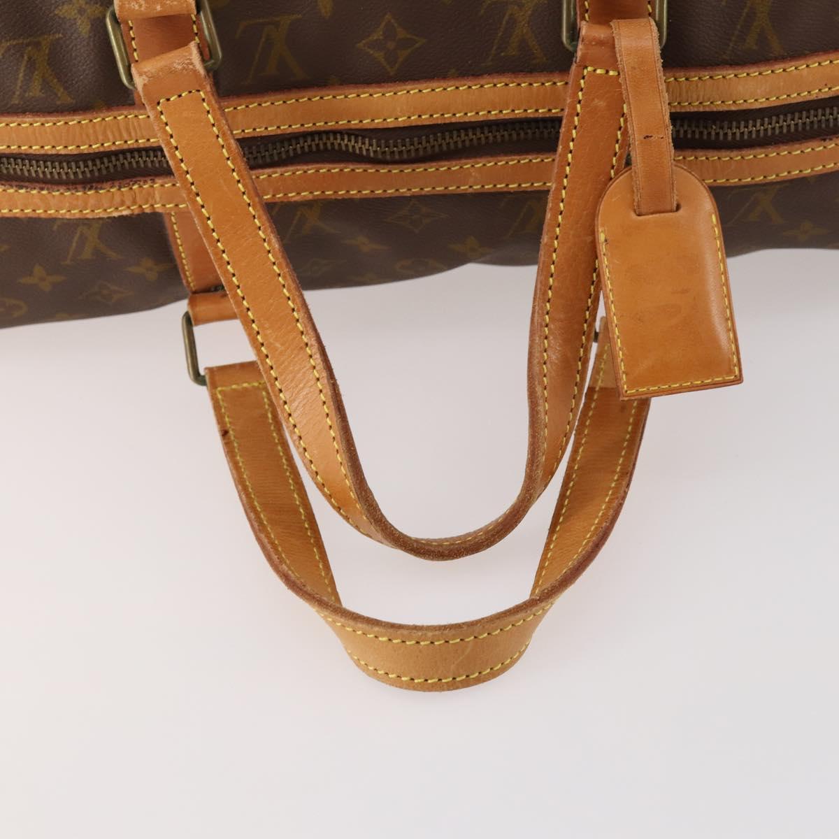 LOUIS VUITTON Monogram Sac Souple 45 Boston Bag M41624 LV Auth bs33408