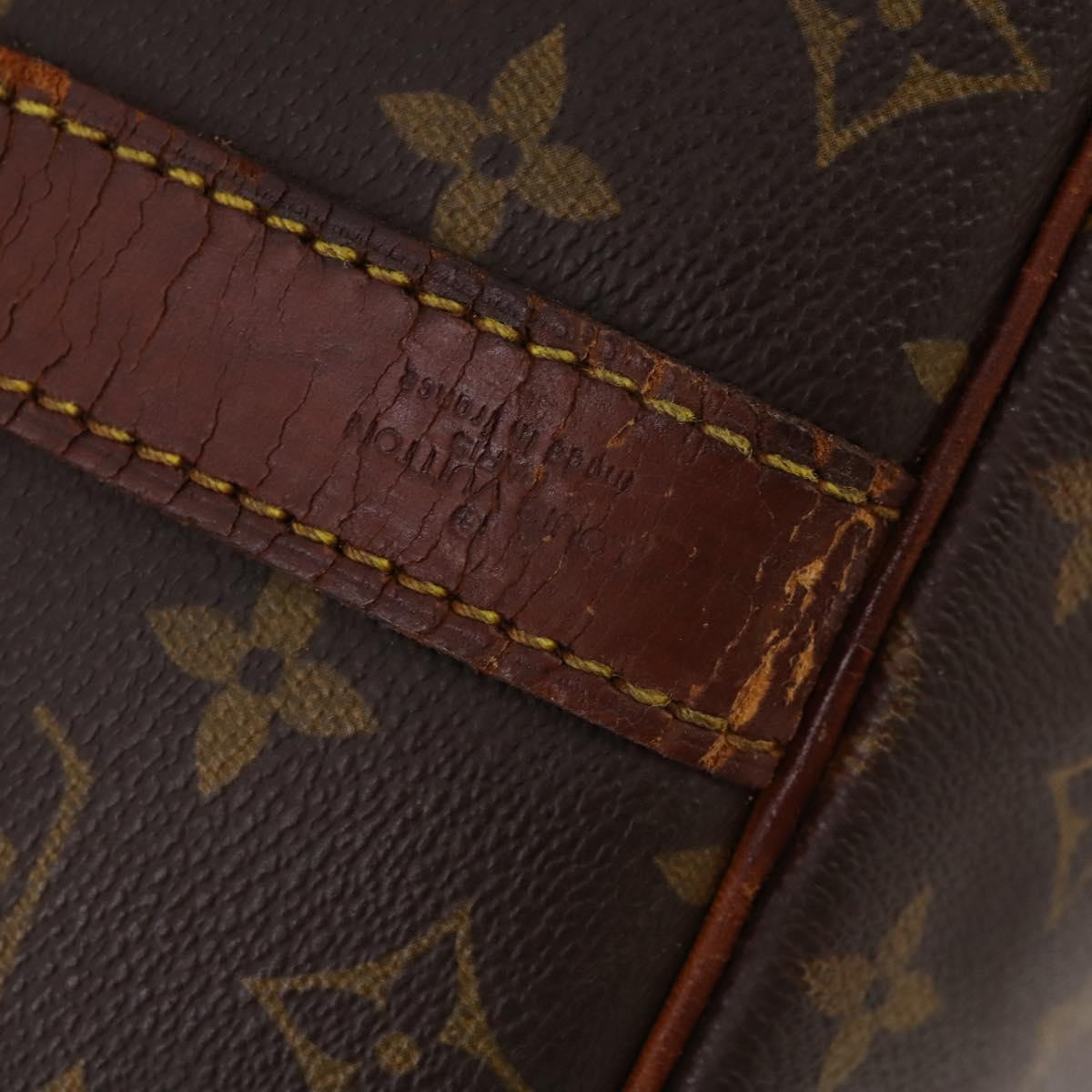 LOUIS VUITTON Monogram Keepall Bandouliere 45 Boston Bag M41418 LV Auth bs33409