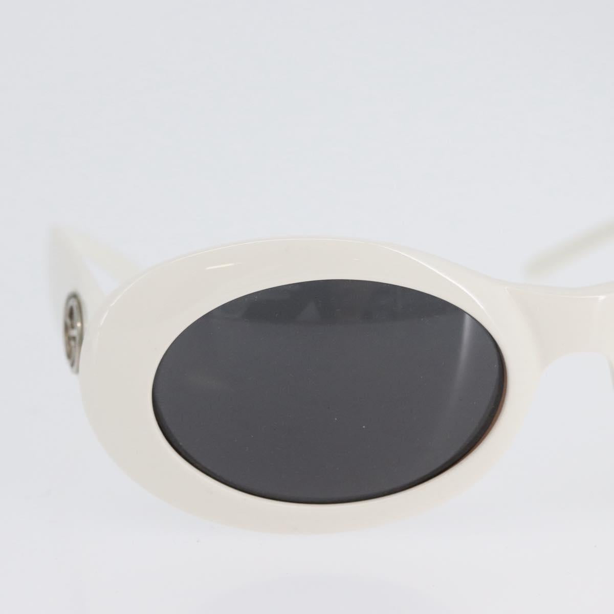 GUCCI Sunglasses plastic White Auth bs33421
