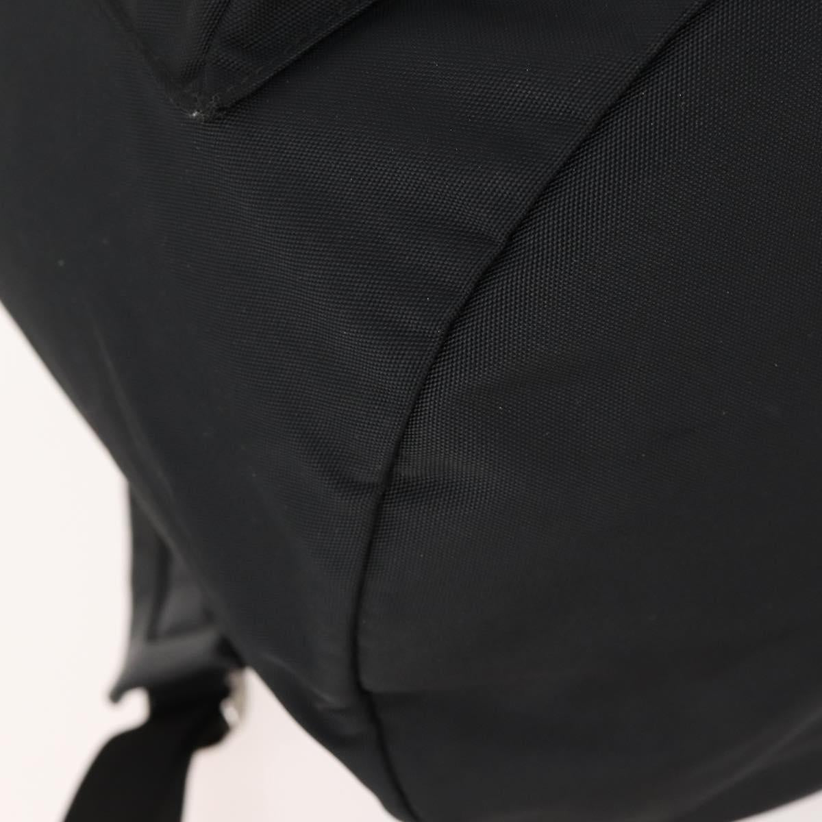 GUCCI Backpack Nylon Black Silver 019 0585 Auth bs33437