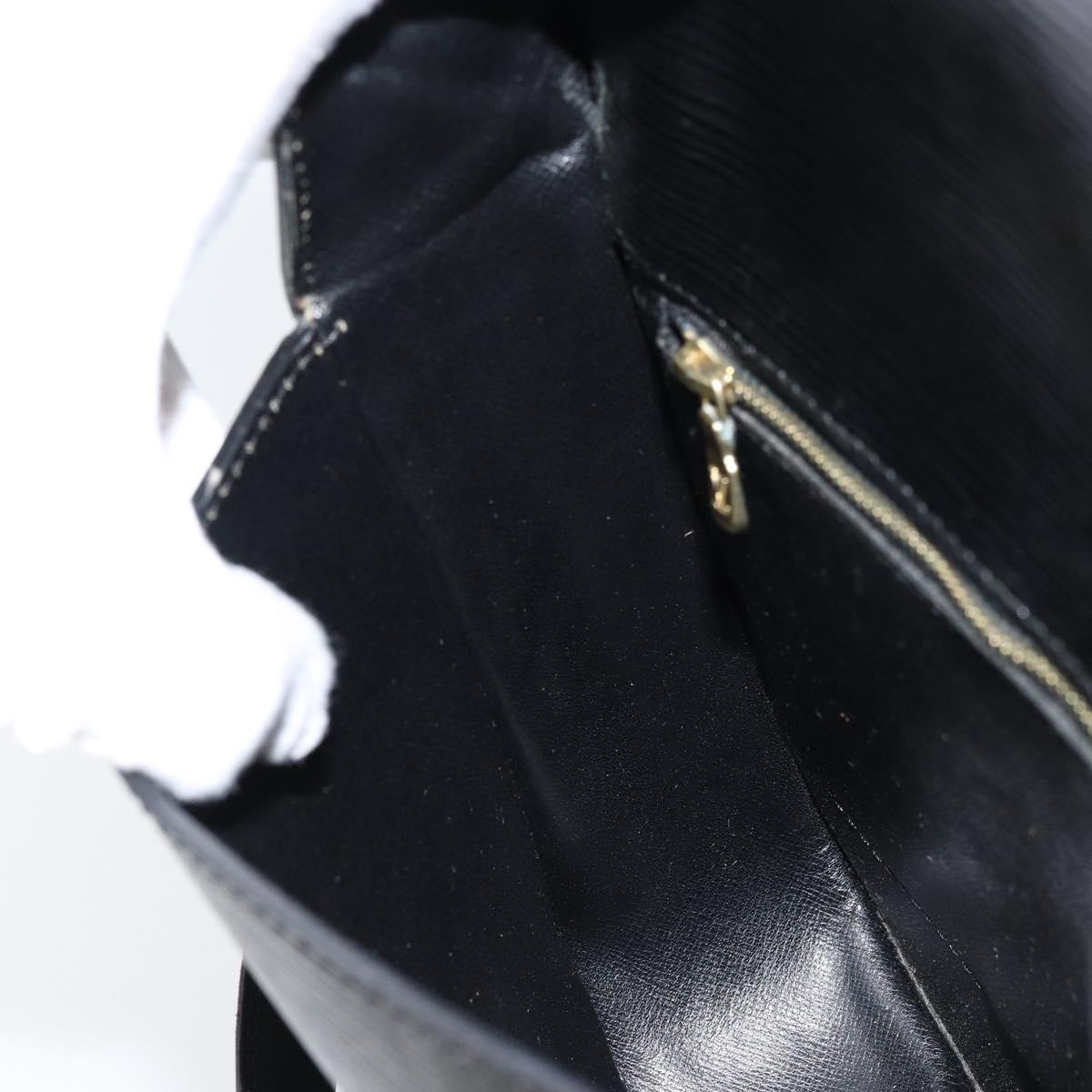 LOUIS VUITTON Epi Saint Cloud GM Shoulder Bag Black Noir M52192 LV Auth bs33474