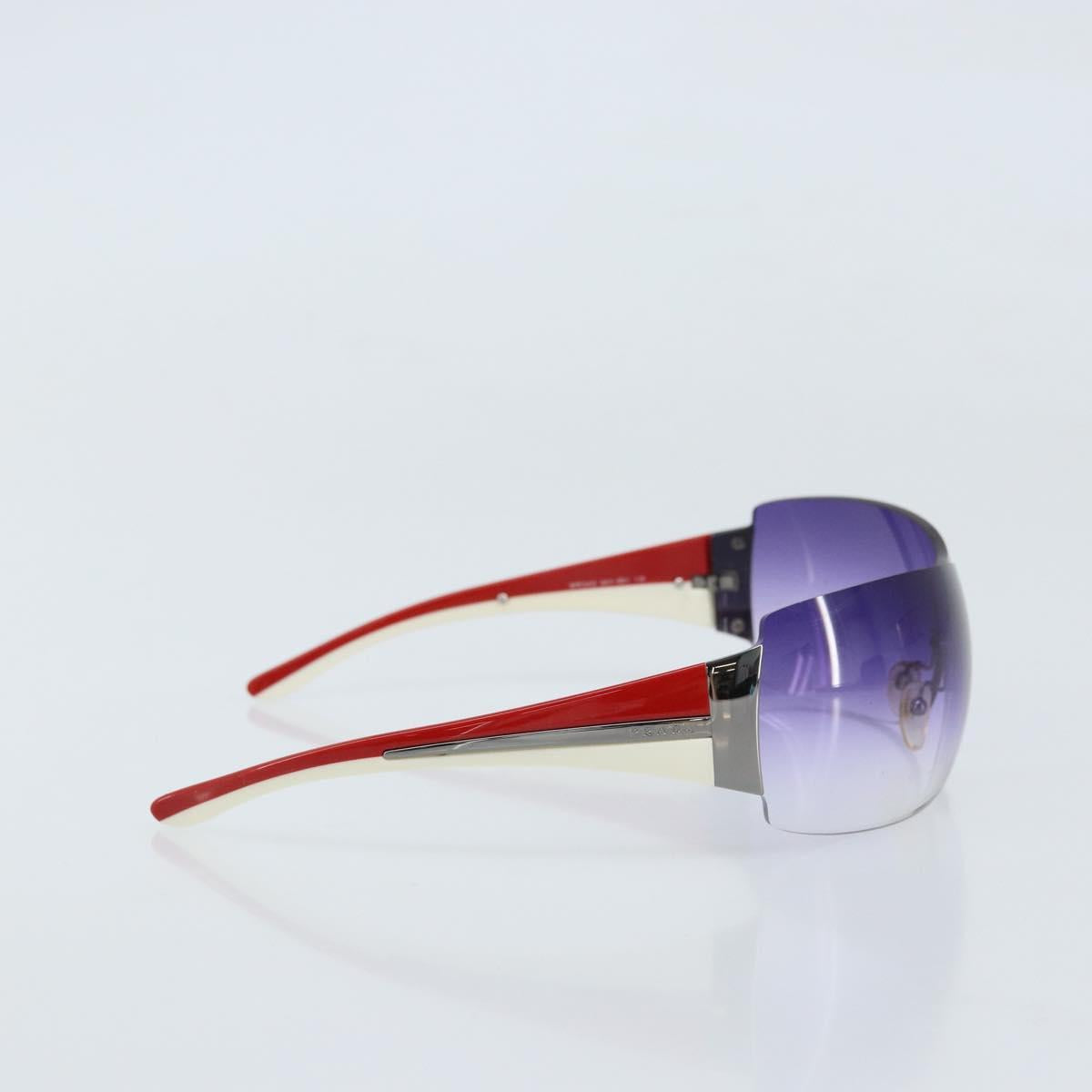 PRADA Sunglasses plastic Purple Auth bs33479