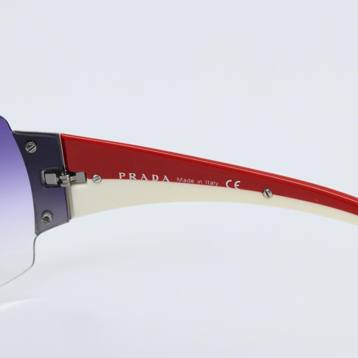 PRADA Sunglasses plastic Purple Auth bs33479