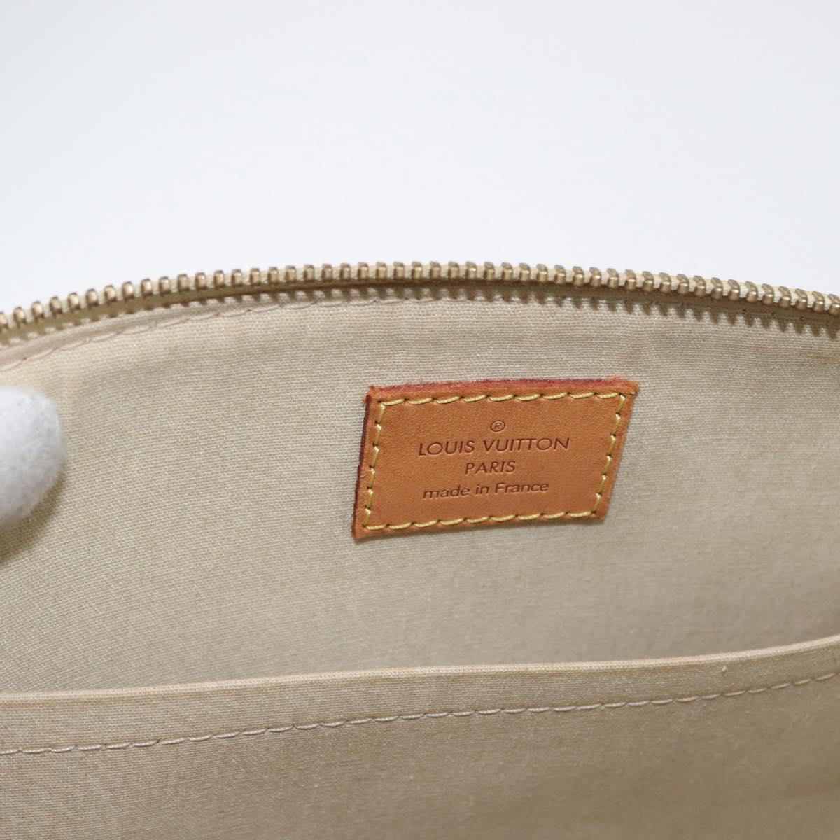 LOUIS VUITTON Monogram Vernis Sherwood PM Bag Broncorail M91491 LV Auth bs33495