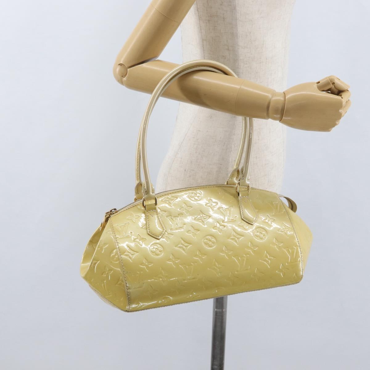 LOUIS VUITTON Monogram Vernis Sherwood PM Bag Broncorail M91491 LV Auth bs33495