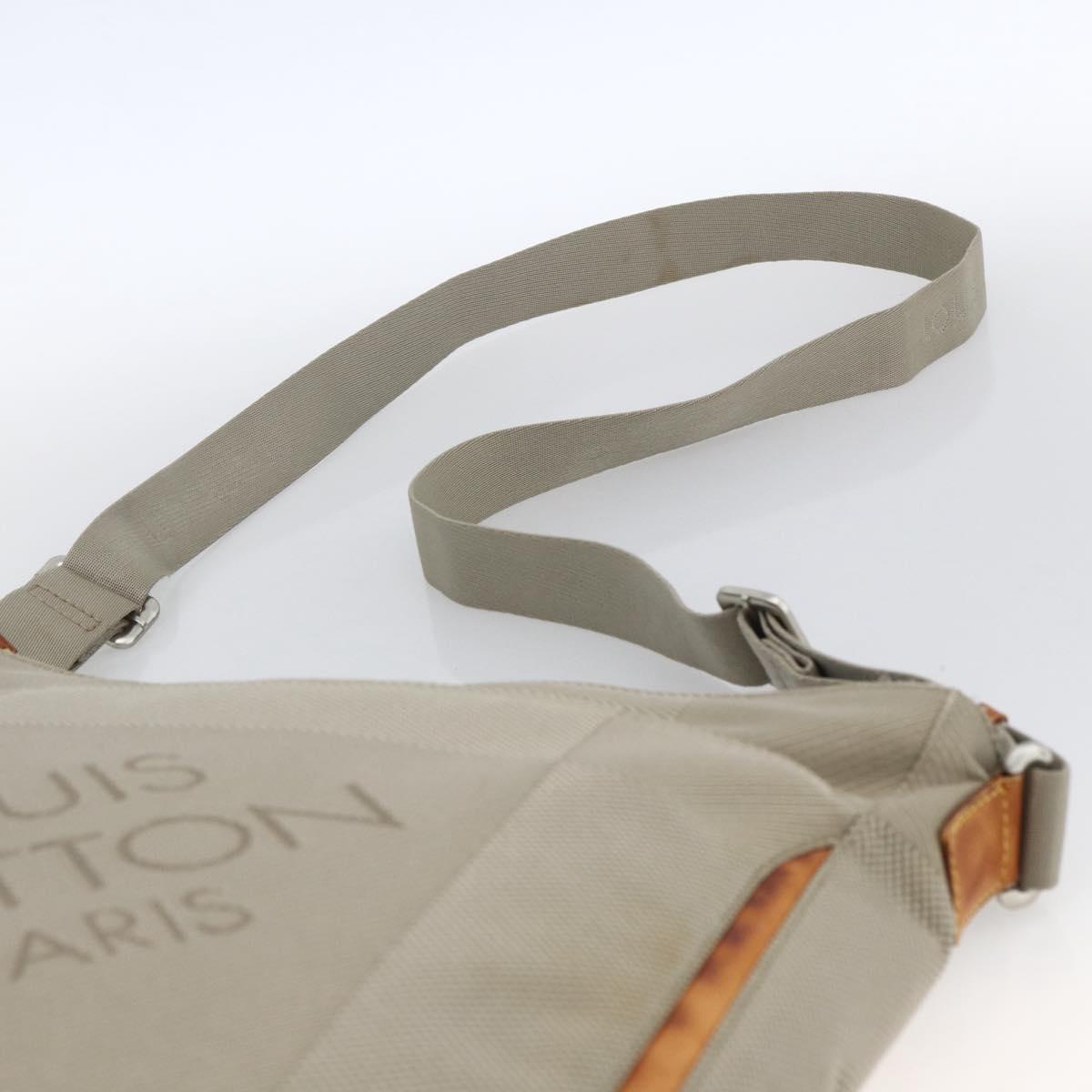 LOUIS VUITTON Damier Geant Compignon Messenger Bag Gray M93046 LV Auth bs33496