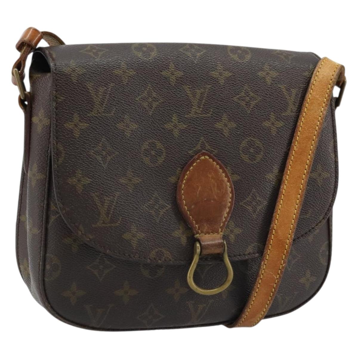 LOUIS VUITTON Monogram Saint Cloud GM Shoulder Bag M51242 LV Auth bs33497