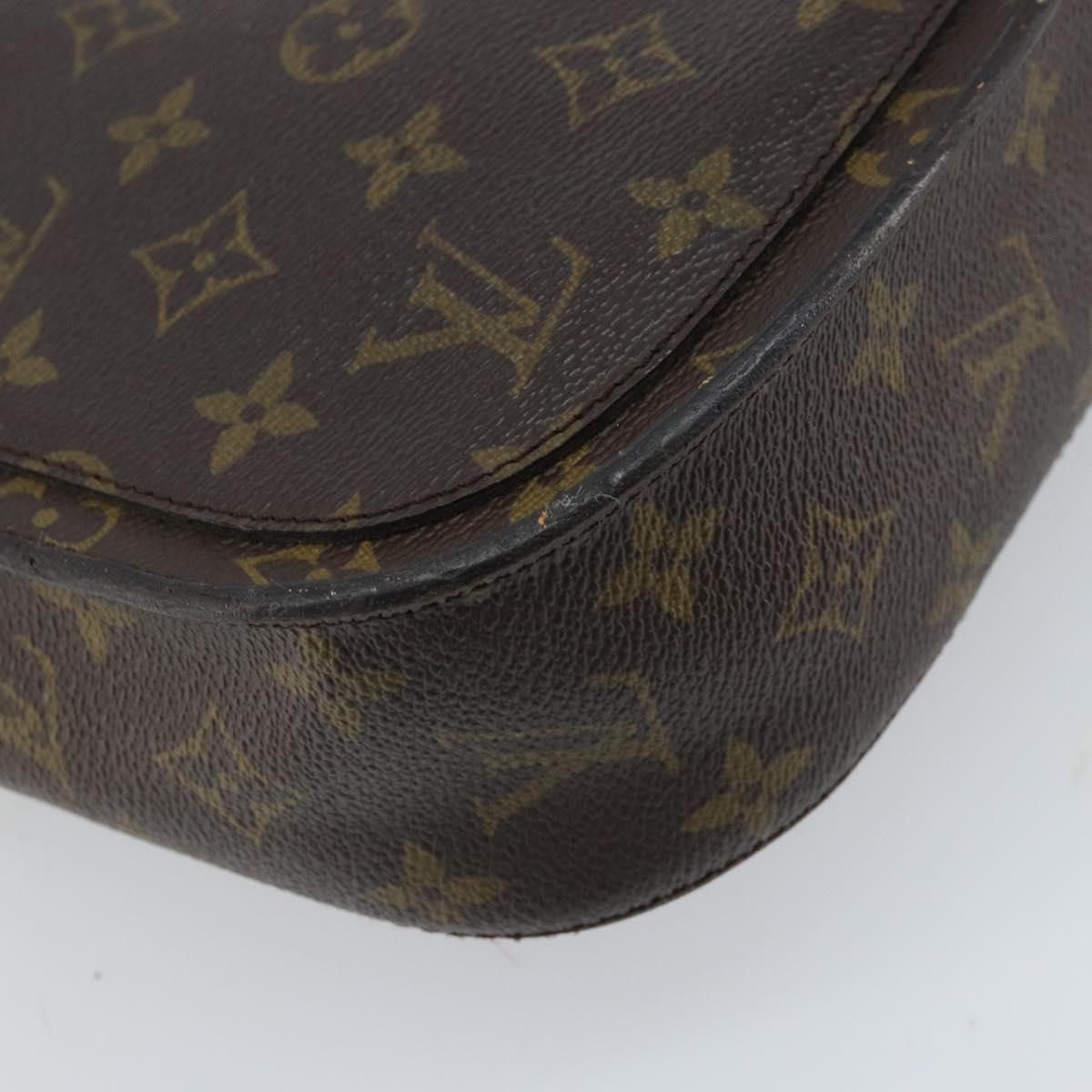 LOUIS VUITTON Monogram Saint Cloud GM Shoulder Bag M51242 LV Auth bs33497