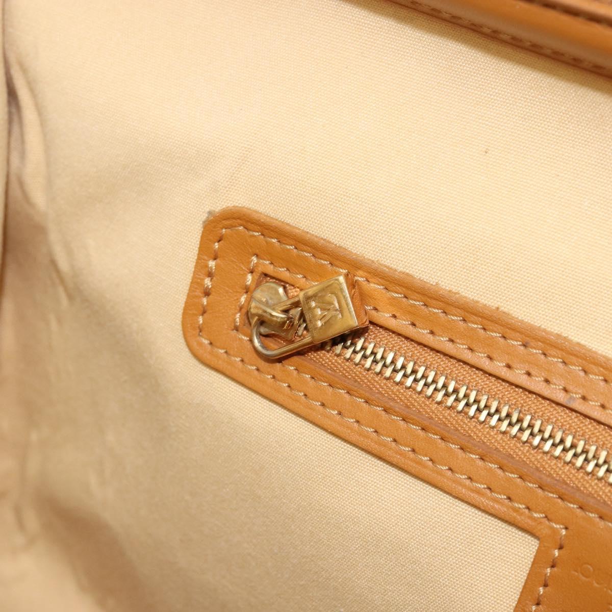 LOUIS VUITTON Monogram Mini Josephine GM Hand Bag Beige M92310 LV Auth bs33498