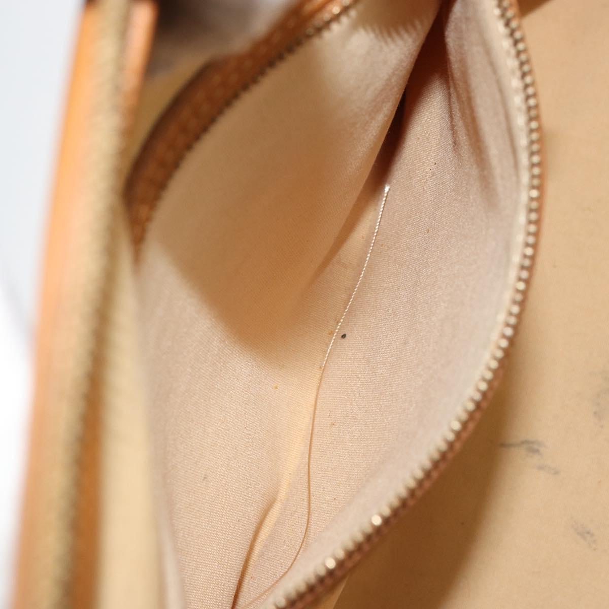 LOUIS VUITTON Monogram Mini Josephine GM Hand Bag Beige M92310 LV Auth bs33498