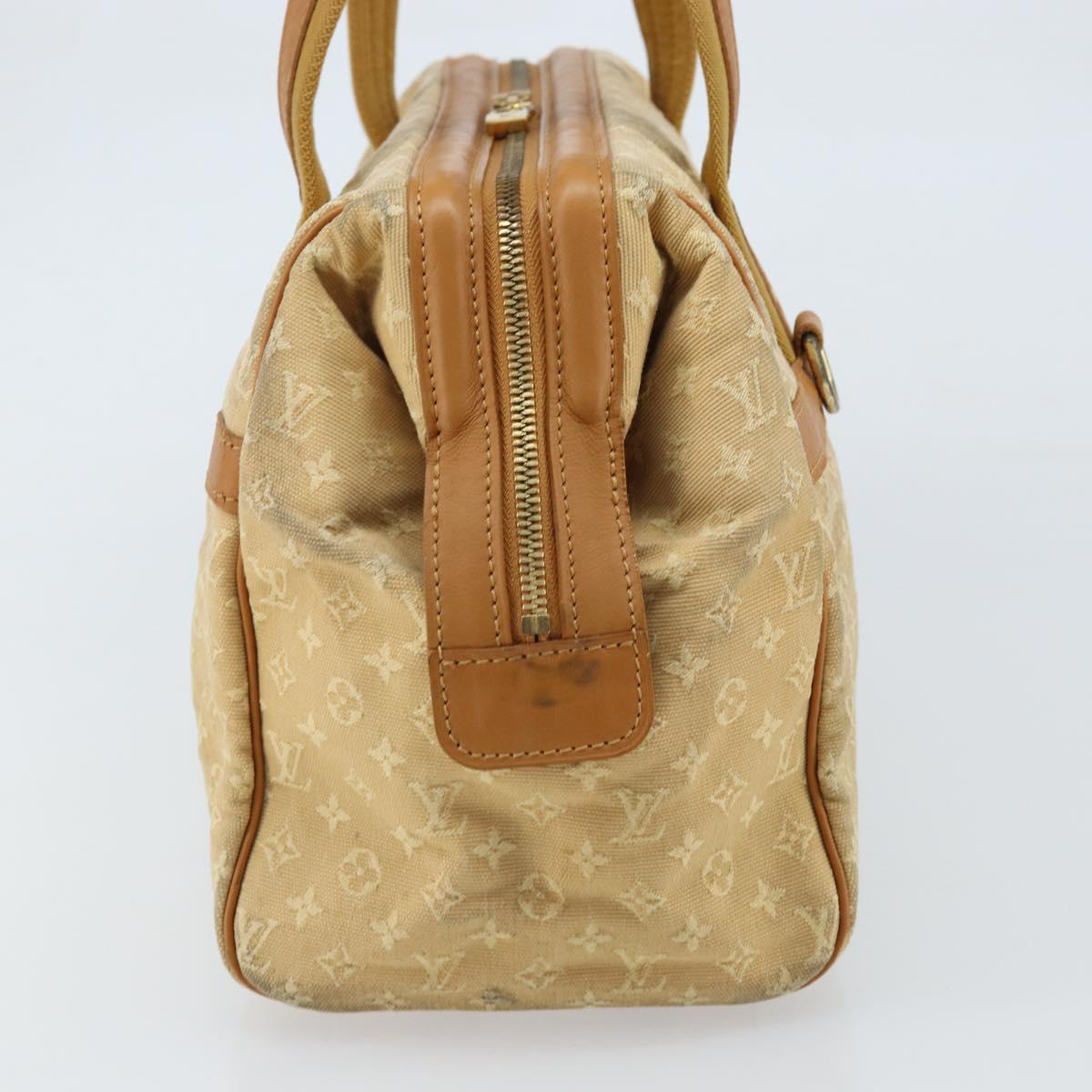 LOUIS VUITTON Monogram Mini Josephine GM Hand Bag Beige M92310 LV Auth bs33498